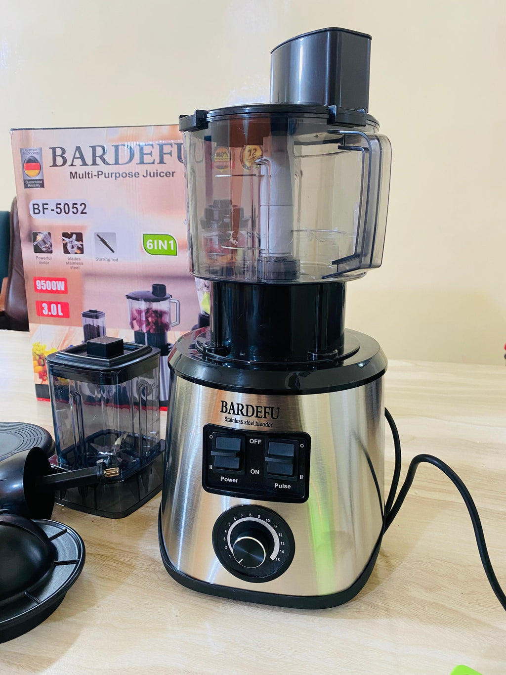BARDEFU 6-in-1┃2.5L Multipurpose Blender