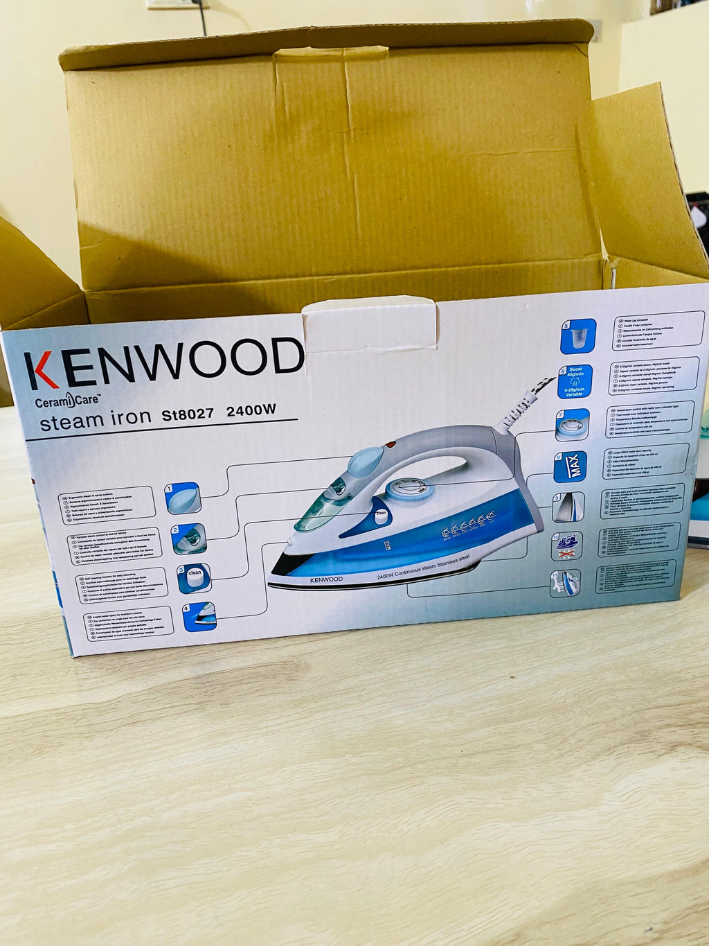 Kenwood ST8027 Steam Iron – 2400W
