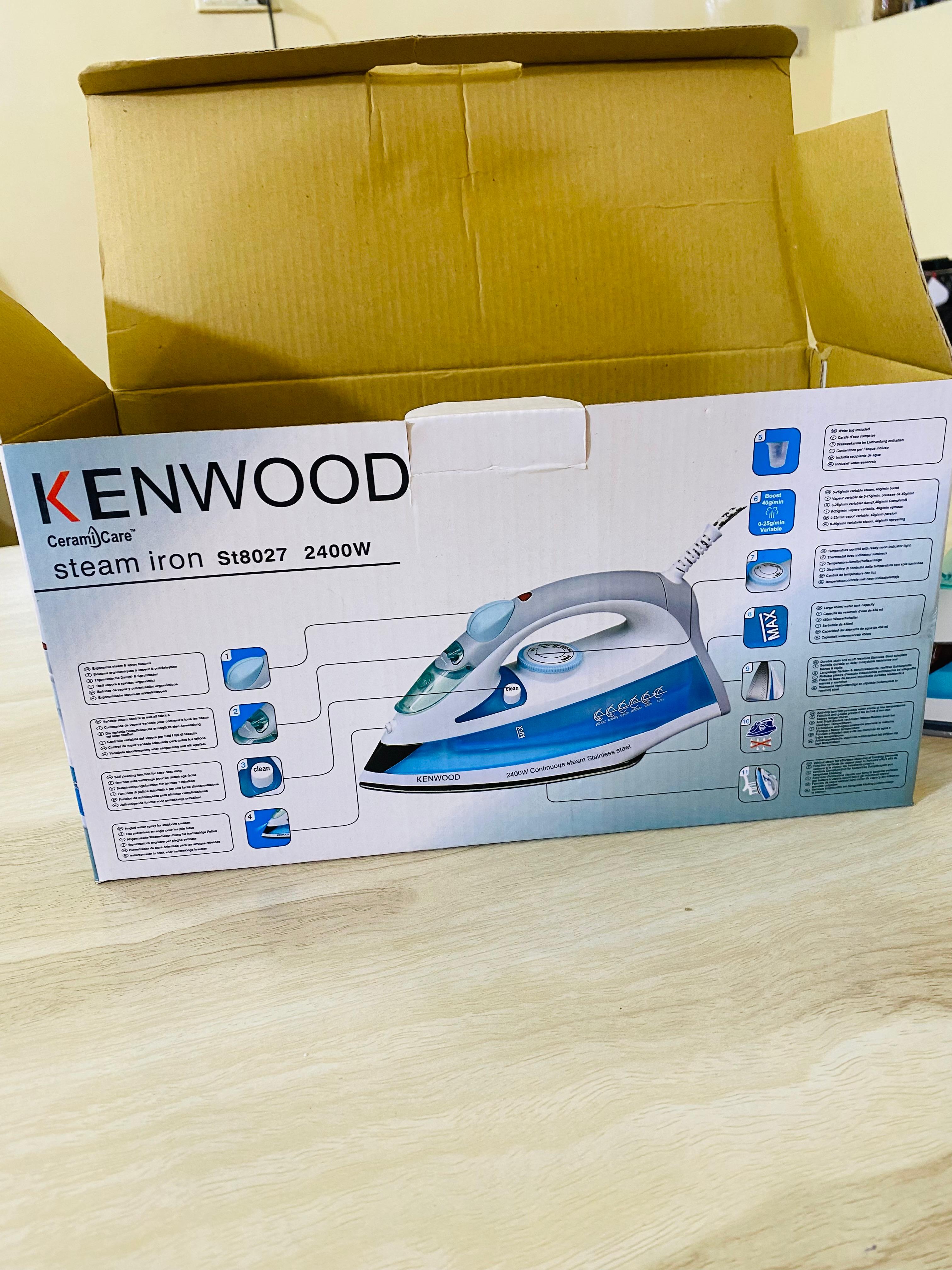 Kenwood ST8027 Steam Iron – 2400W