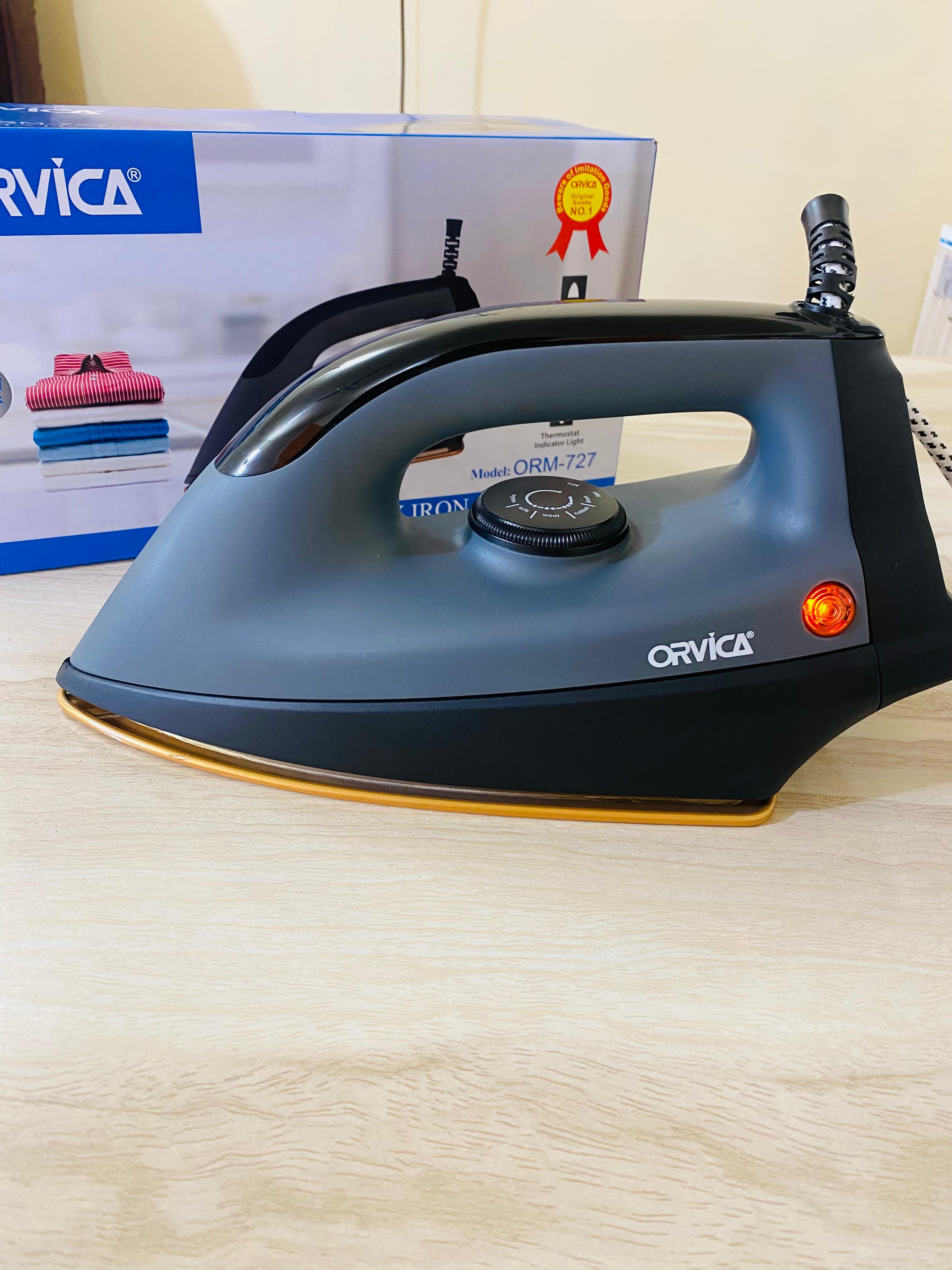 ORVICA Automatic Dry Iron, Orvica Non-Stick Dry Iron