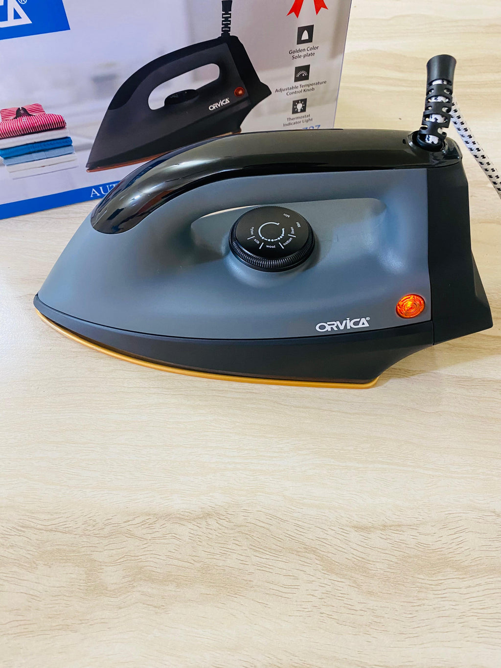 ORVICA Automatic Dry Iron, Orvica Non-Stick Dry Iron