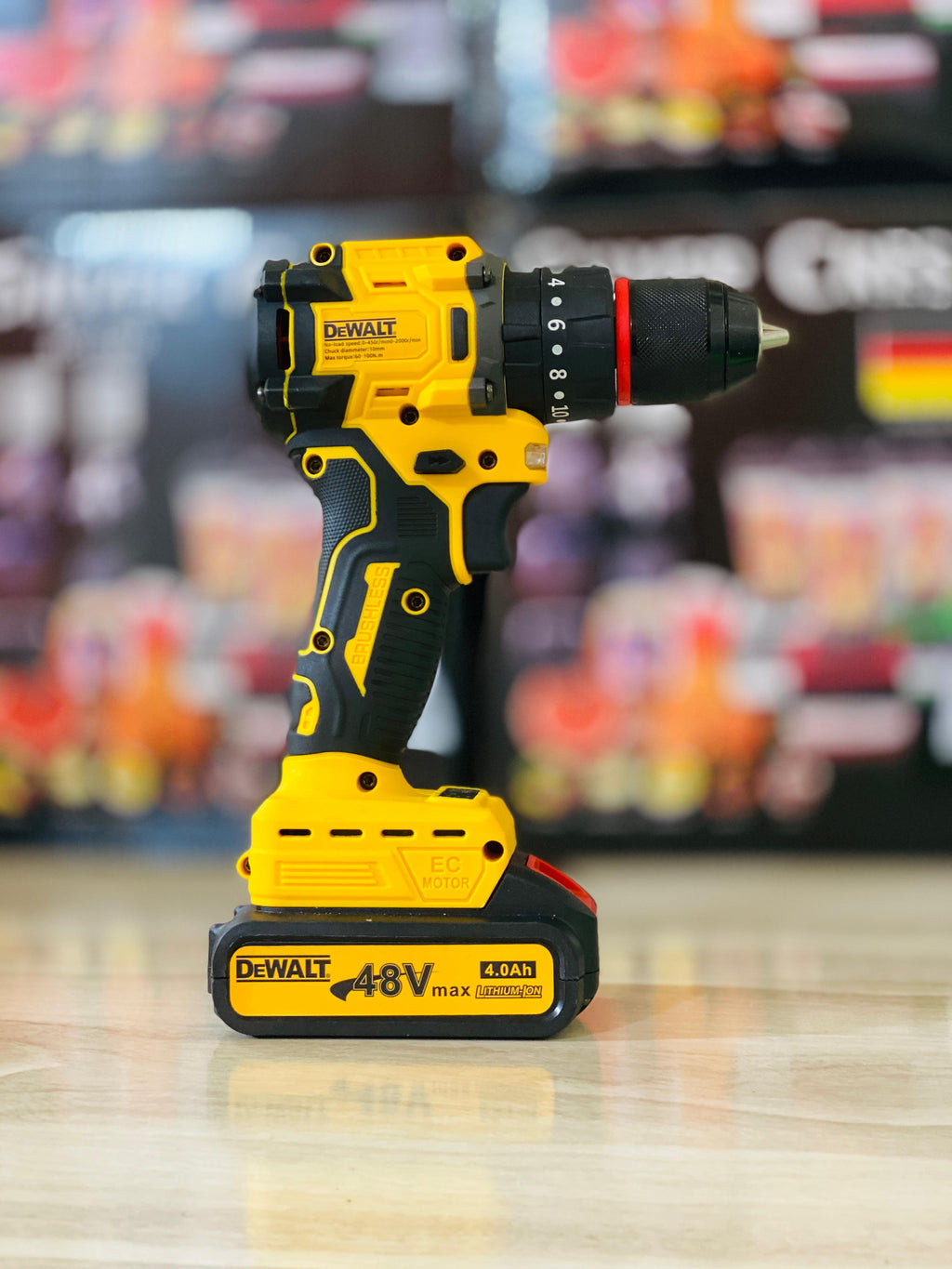 100% Original BRUSHLESS DEWALT 36V XR Drill Machine – Dual Battery & Full Toolkit