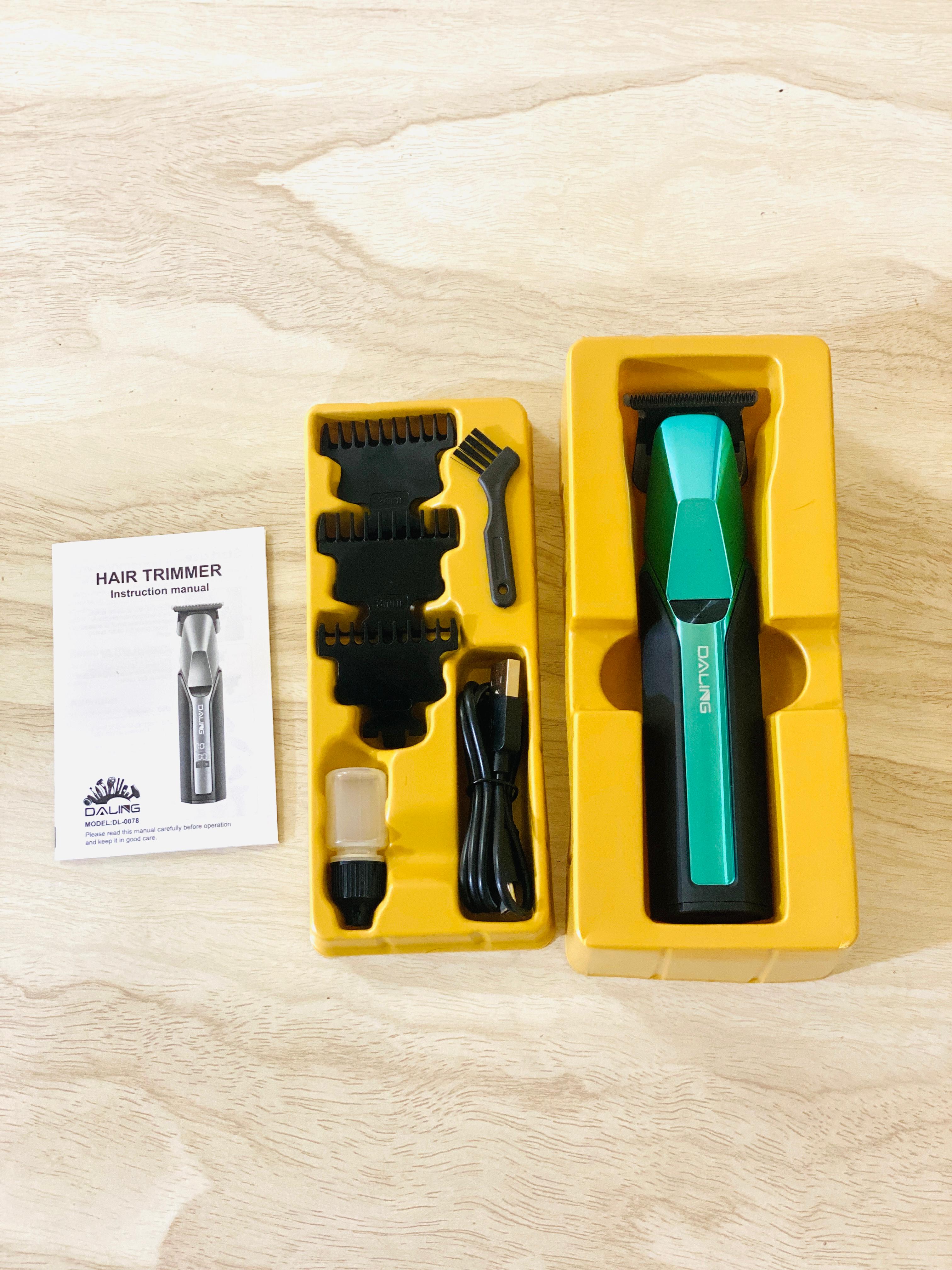 Daling Shaver DL-0078 Body Hair Cutting Machine Cordless Shaver Trimmers Barber Professional Hair Clipper Equipment