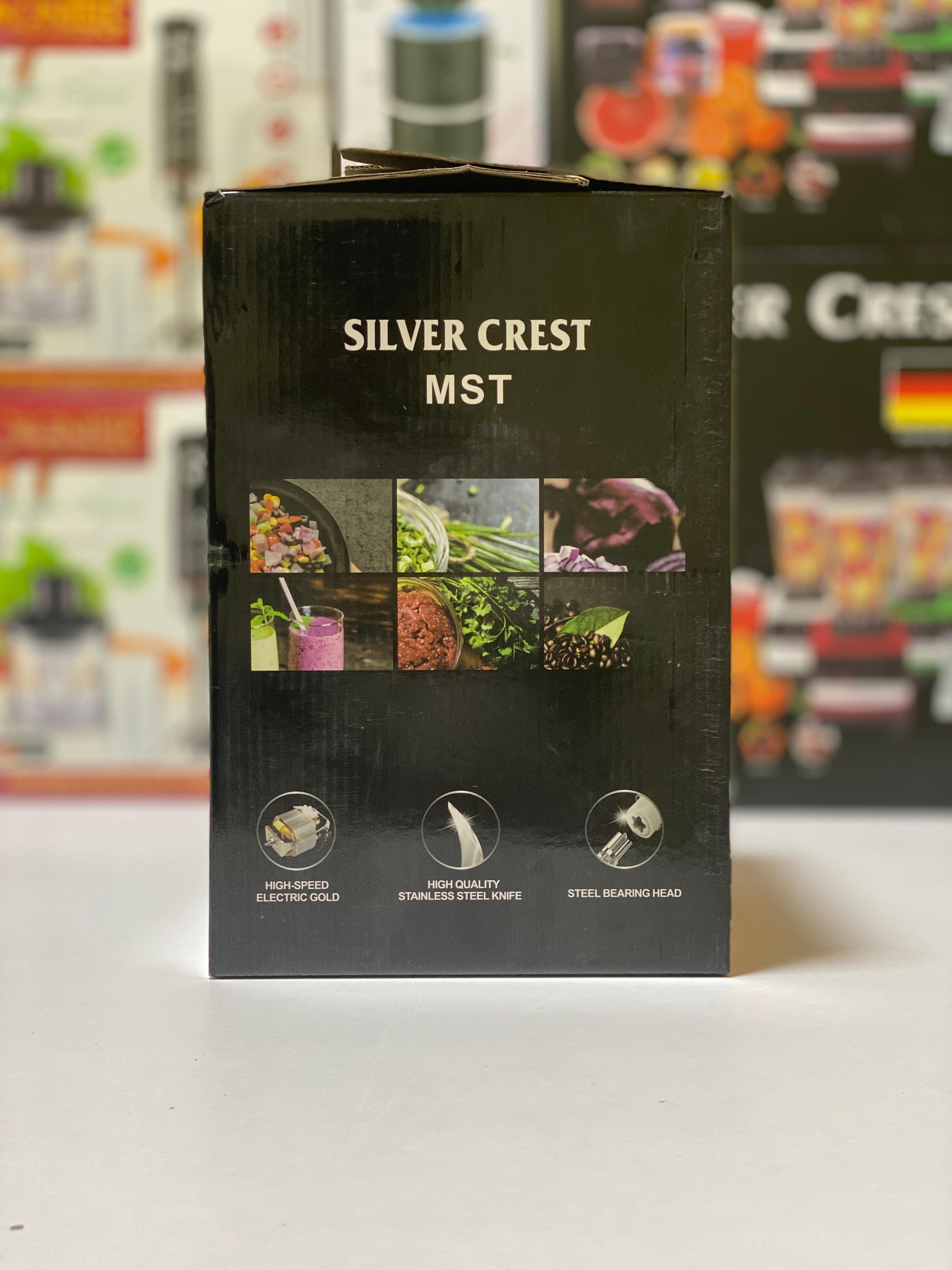 Silver Crest 3L Electric Food Chopper – SUS 304 Stainless Steel | Powerful Multi-Purpose Meat & Vegetable Grinder