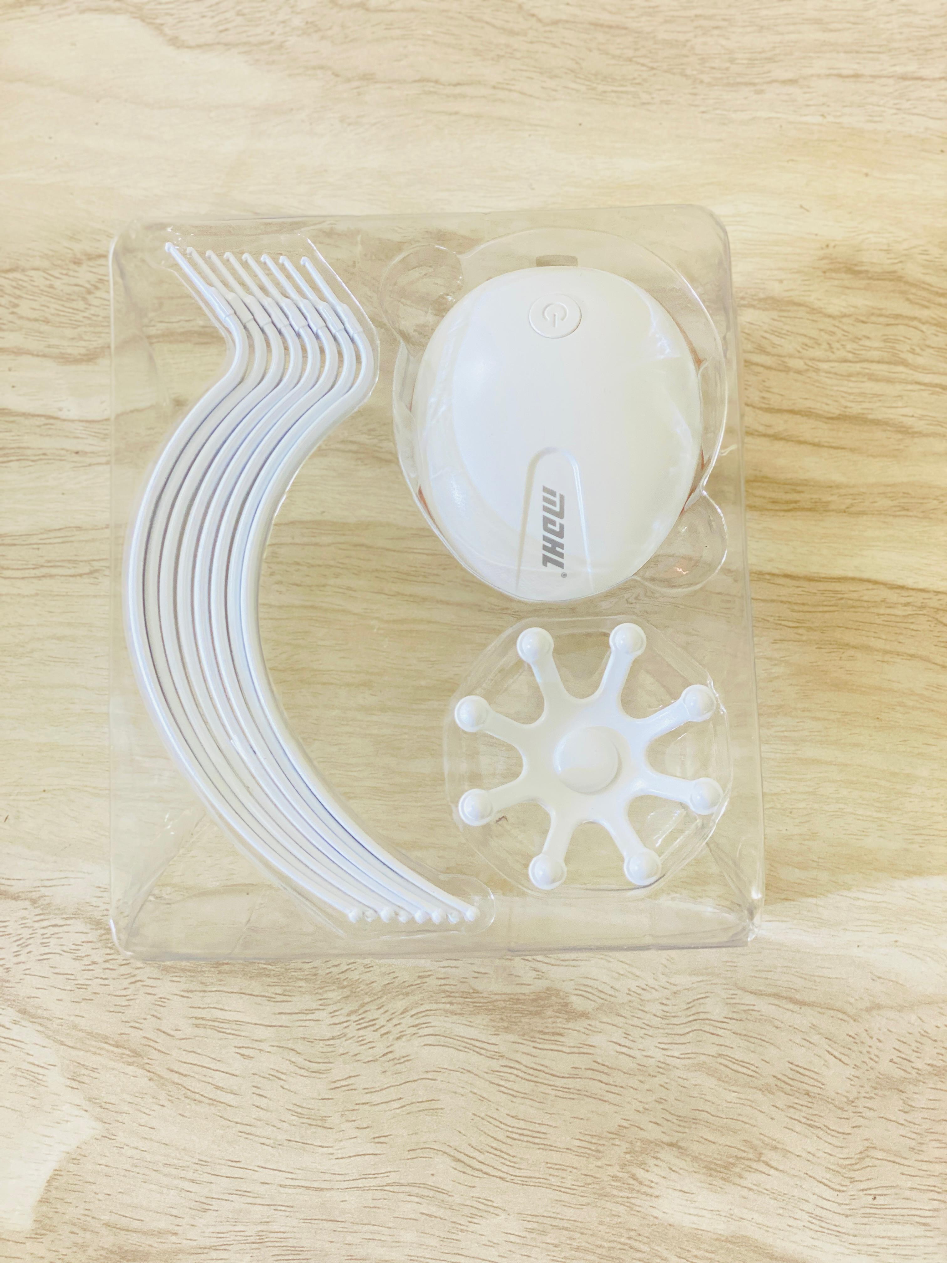Electric Head Massager Rechargeable Jelly Fish Design 8 Nodes Scalp Massager