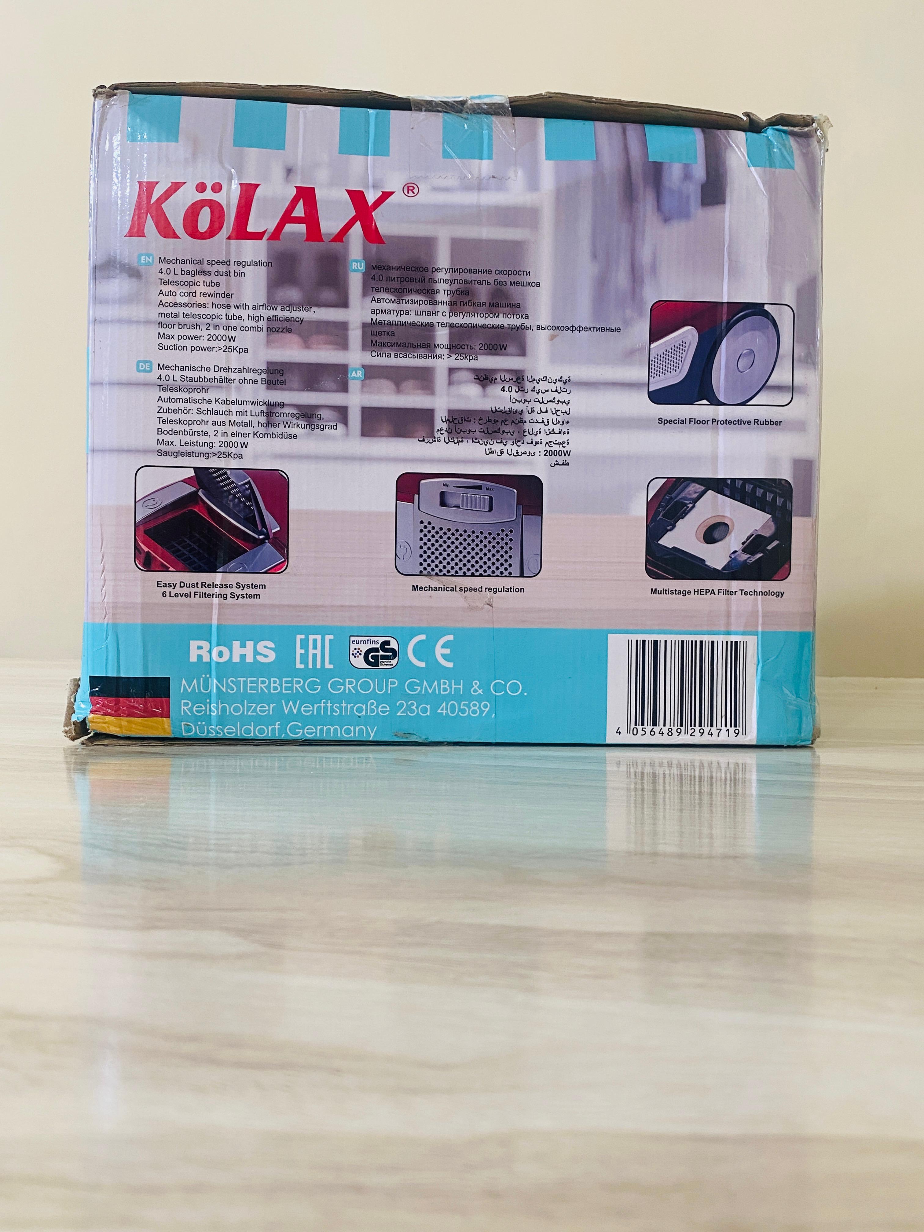 Kolax 2000W Vacuum Cleaner 4L-752803