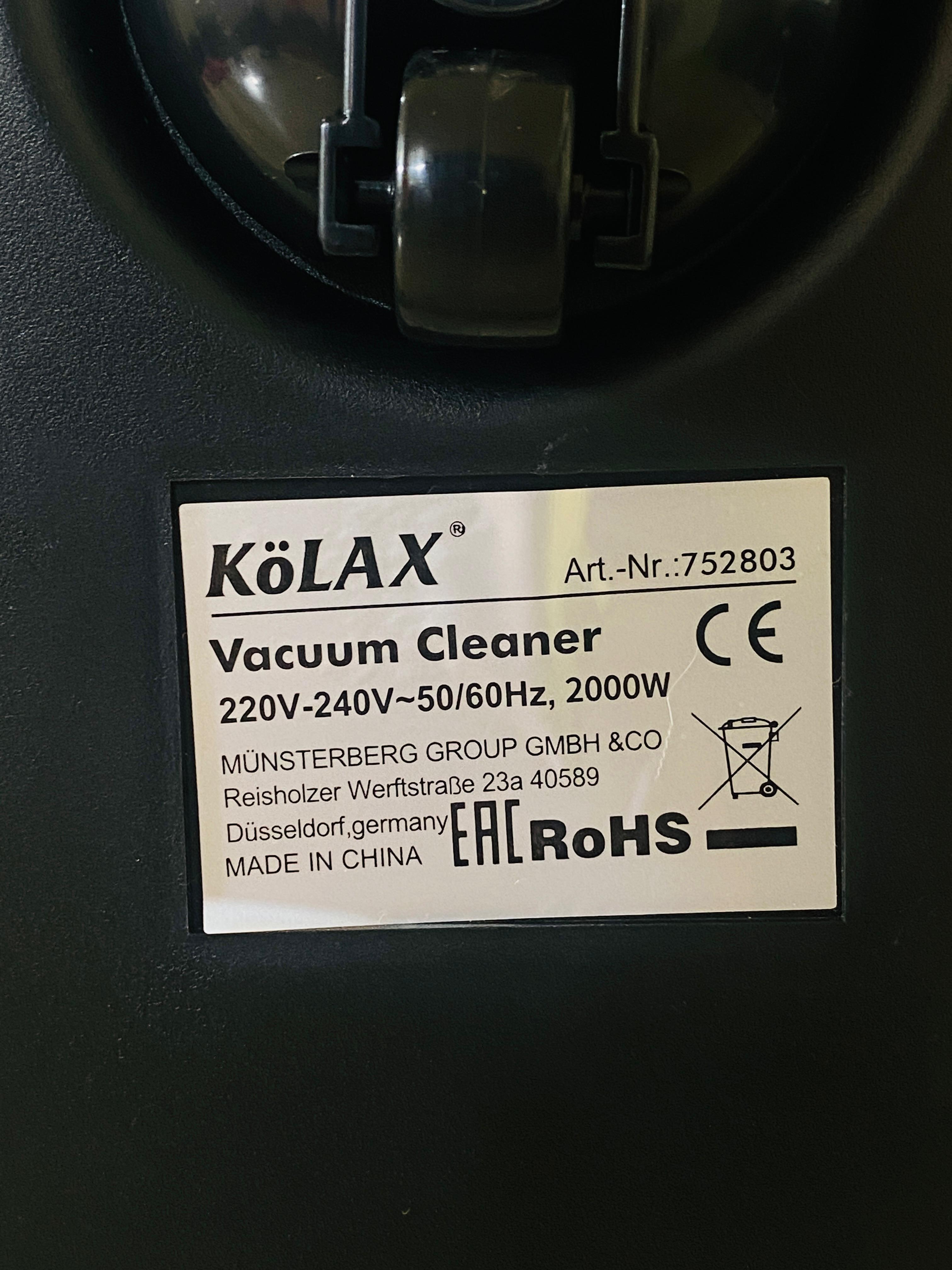 Kolax 2000W Vacuum Cleaner 4L-752803