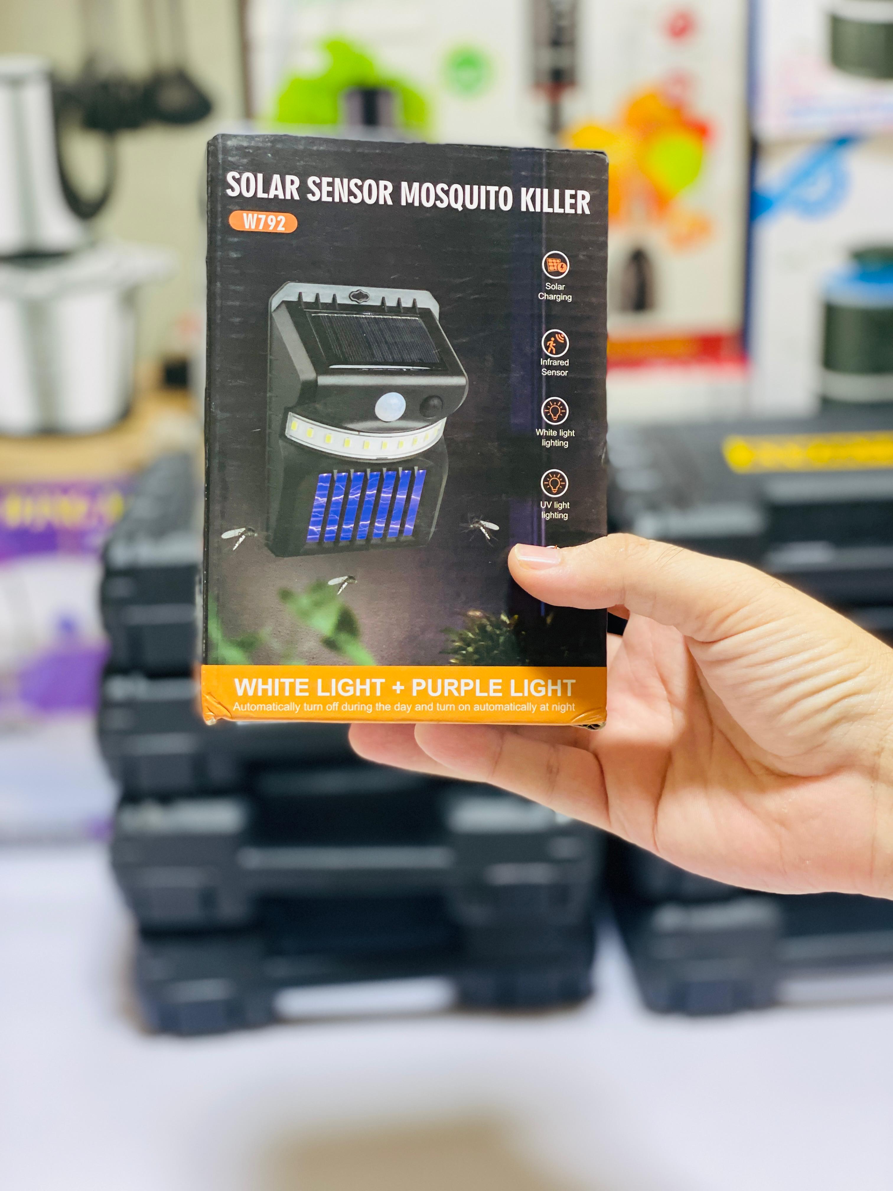 E-SMARTER W792 LED Solar Wall Light With Purple Light Mosquito Control Function Human Intelligent Sensor