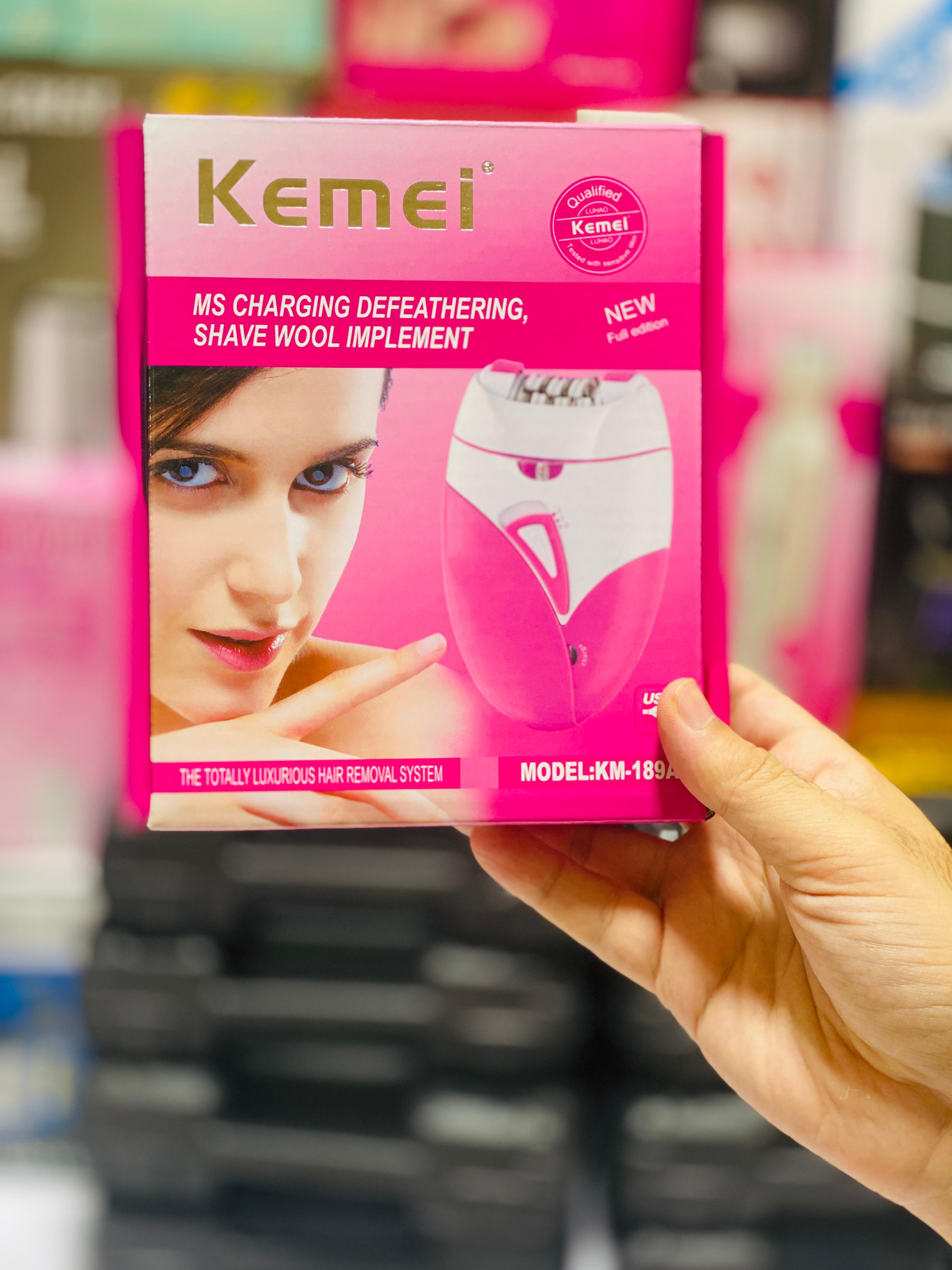 KM-189A Women Electric Rechargeable Hair Removal Epilator