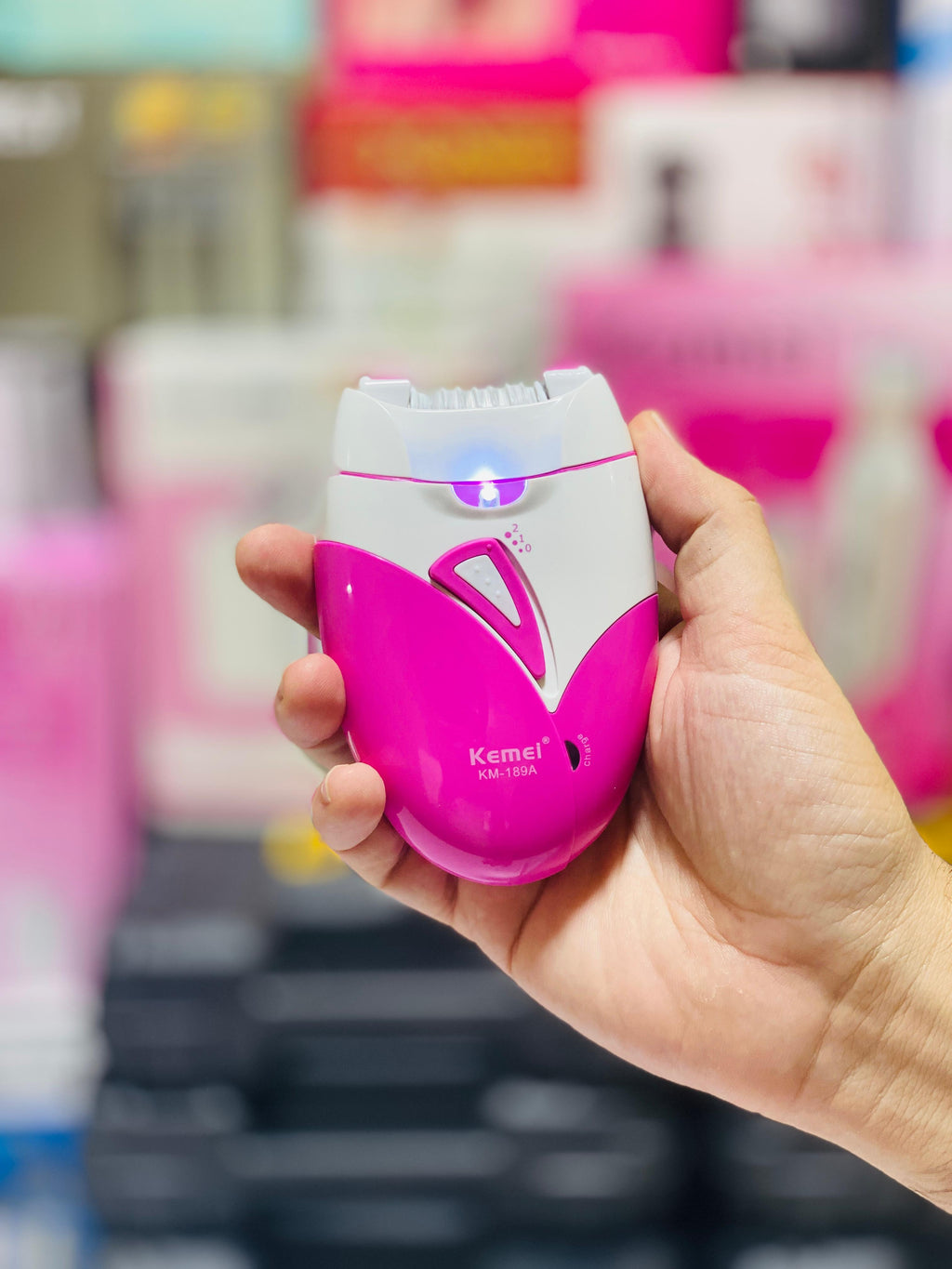 KM-189A Women Electric Rechargeable Hair Removal Epilator