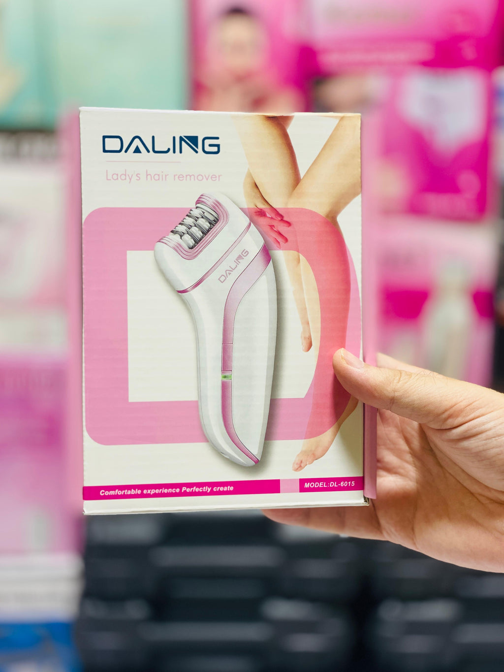 DALING DL-6015 Women hair removal Epilator Shaver rechargeable epilator hair remover machine