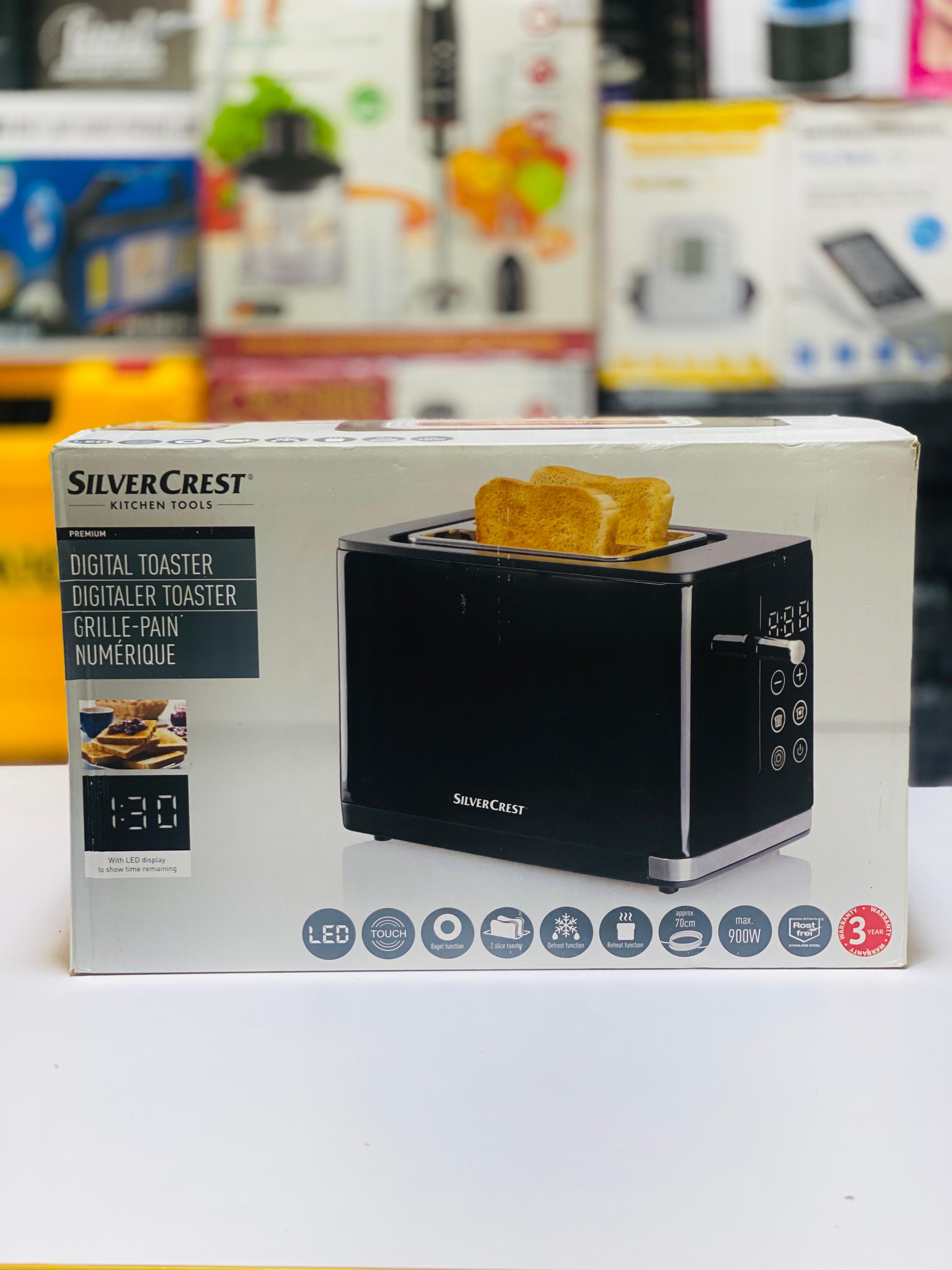 Silvercrest Digital Toaster And Sandwich Maker 900W