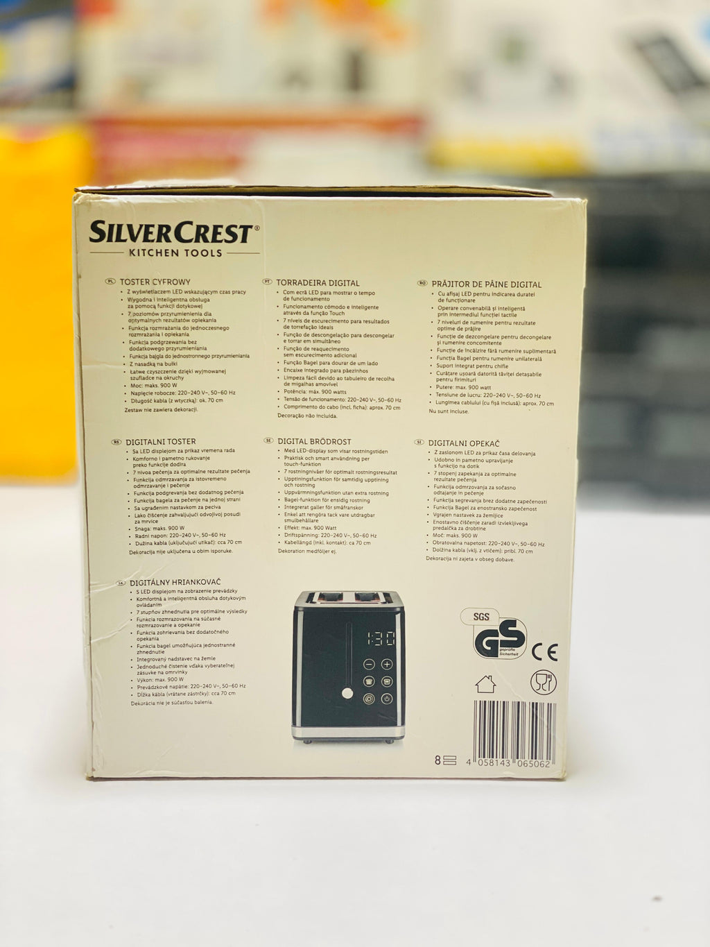 Silvercrest Digital Toaster And Sandwich Maker 900W
