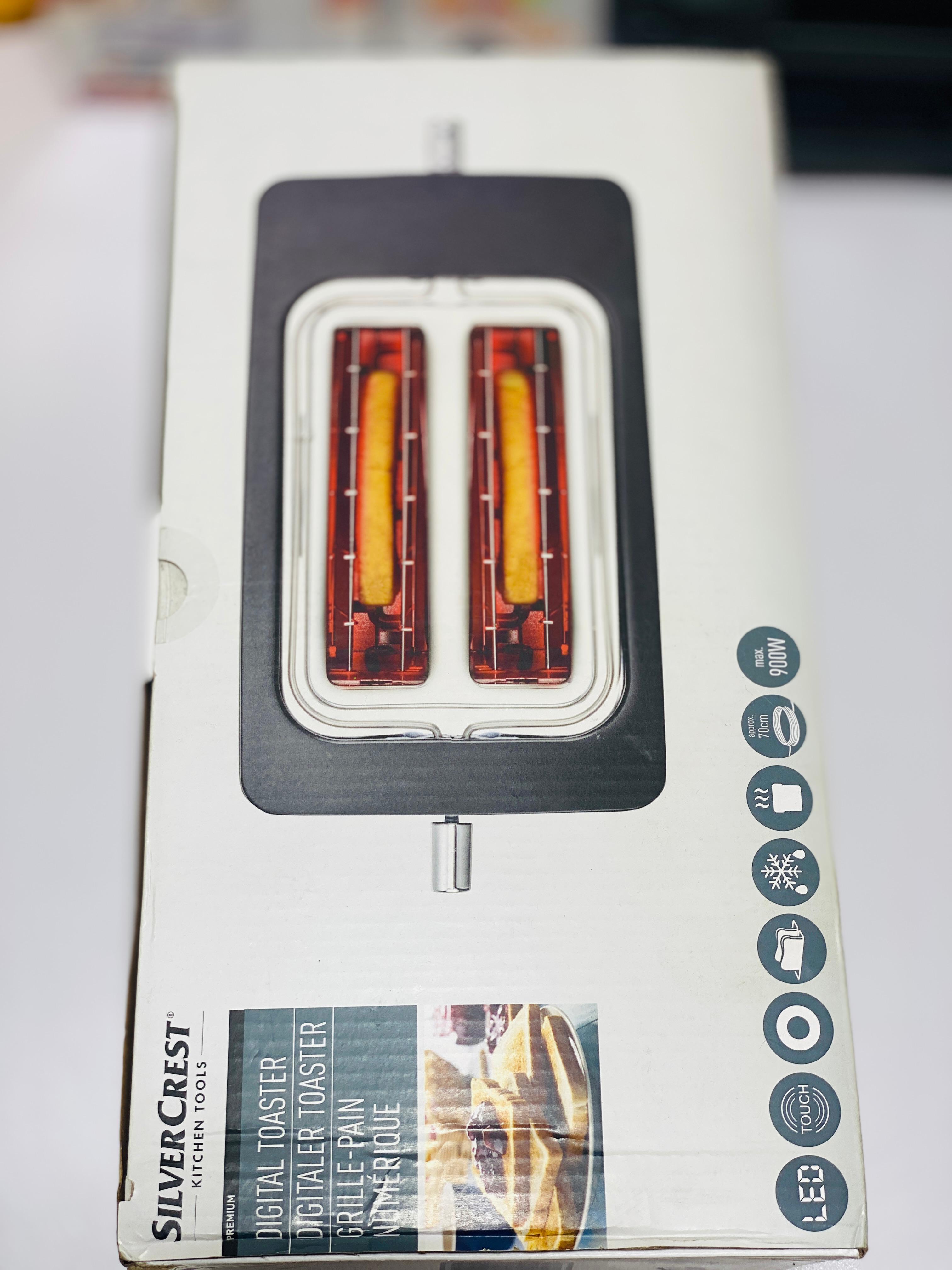 Silvercrest Digital Toaster And Sandwich Maker 900W