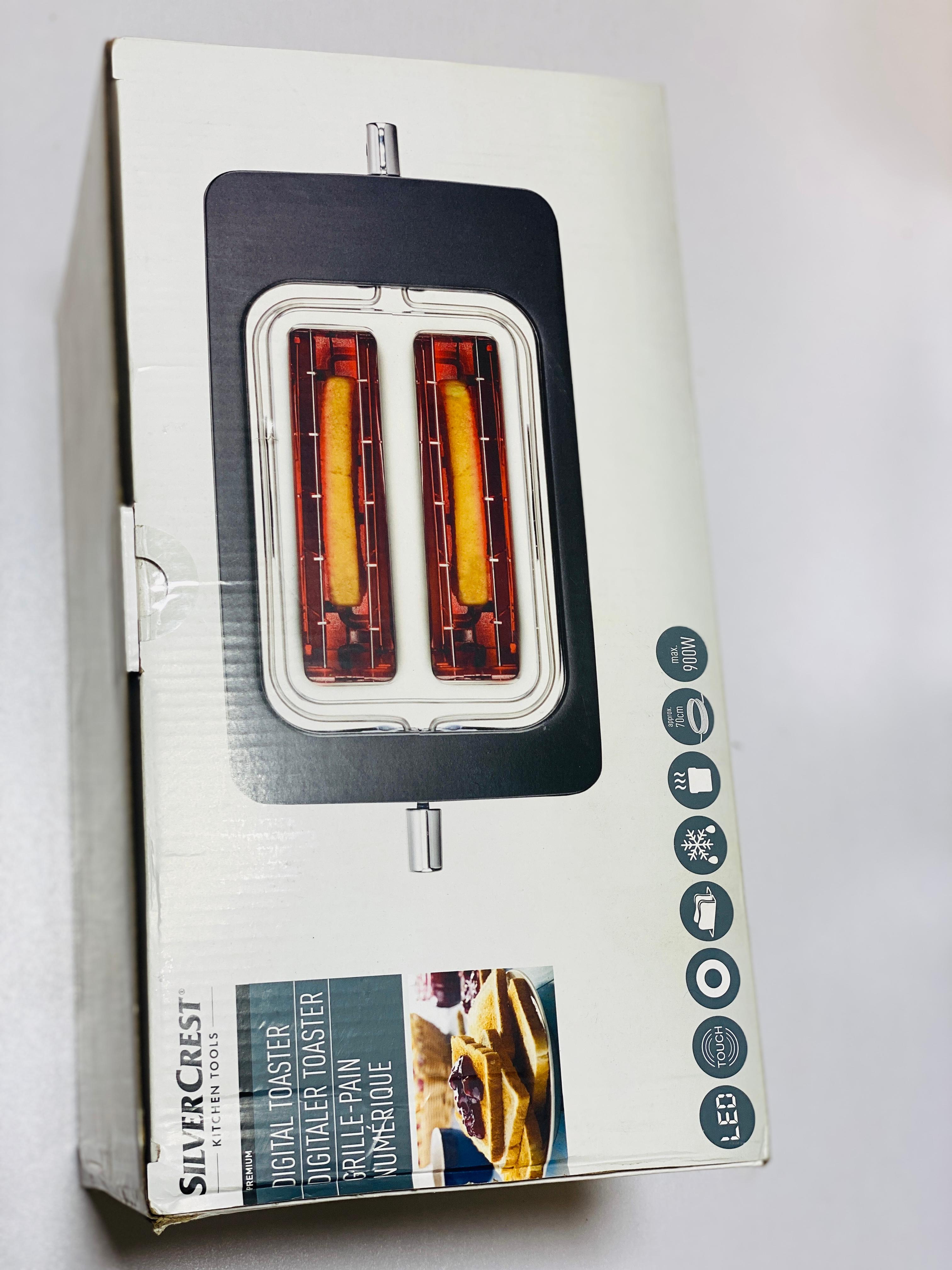 Silvercrest Digital Toaster And Sandwich Maker 900W