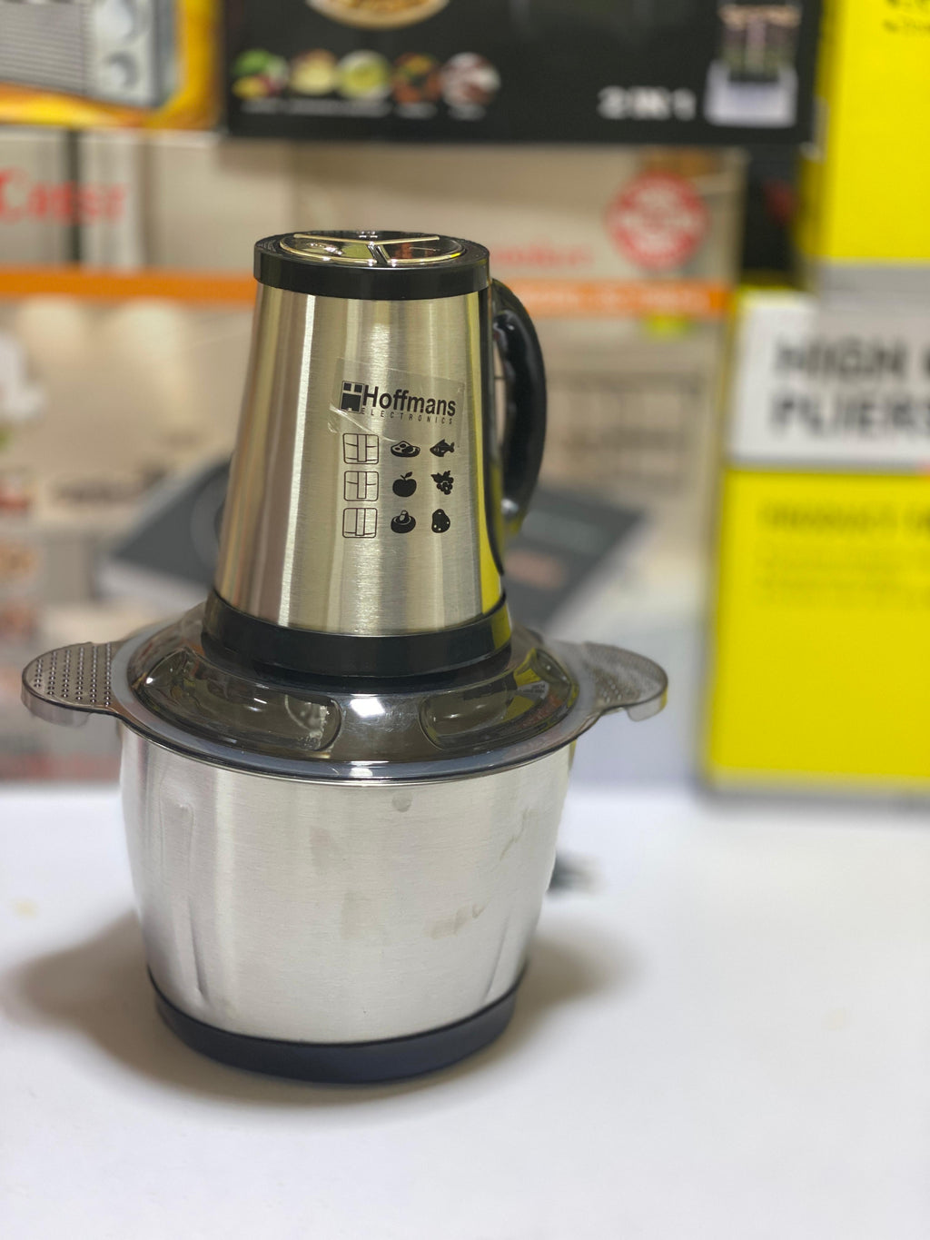 Hoffmans 3 litre Meat Chopper - SUS 304 Graded Steel - 1 year warranty
