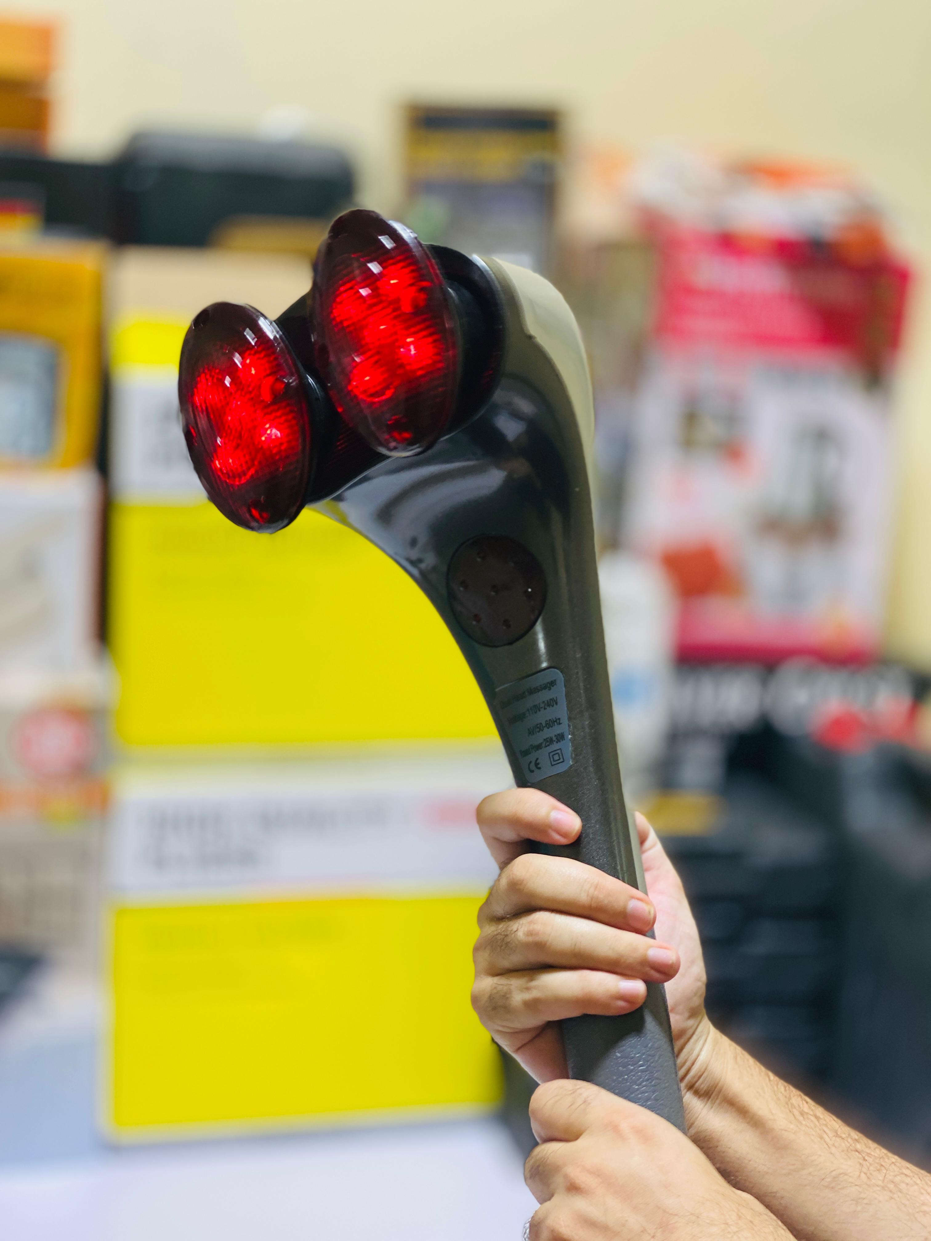 Double Head Heating Massager - Adjustable Heat | Vibration