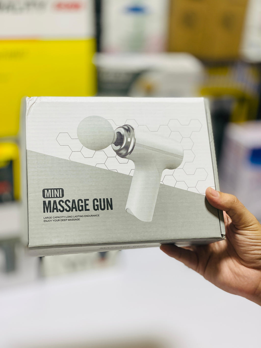 Gun Type Body Massager - Type C Rechargeable - Export Quality