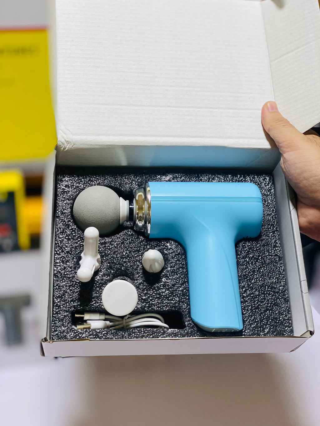Gun Type Body Massager - Type C Rechargeable - Export Quality