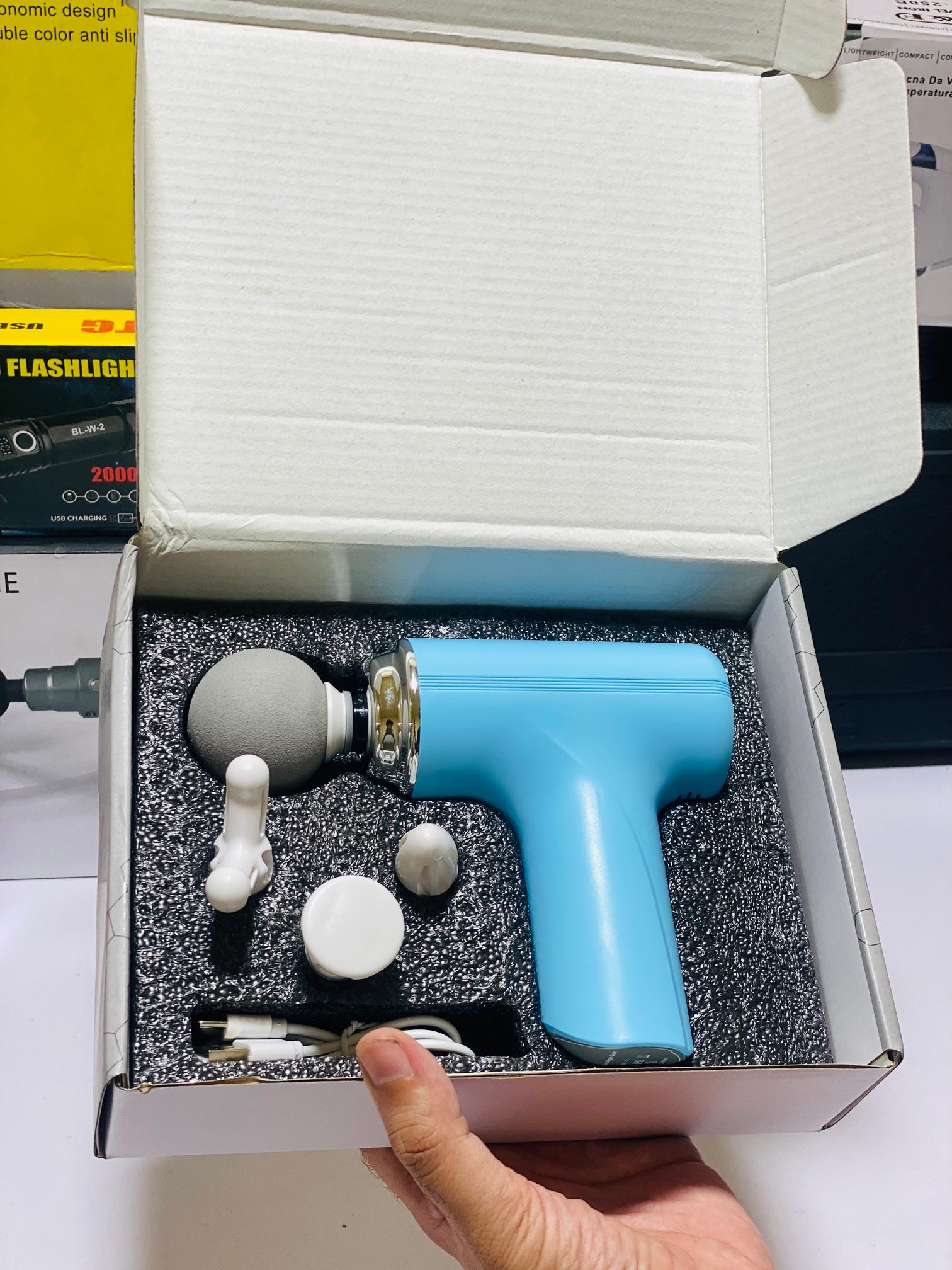 Gun Type Body Massager - Type C Rechargeable - Export Quality