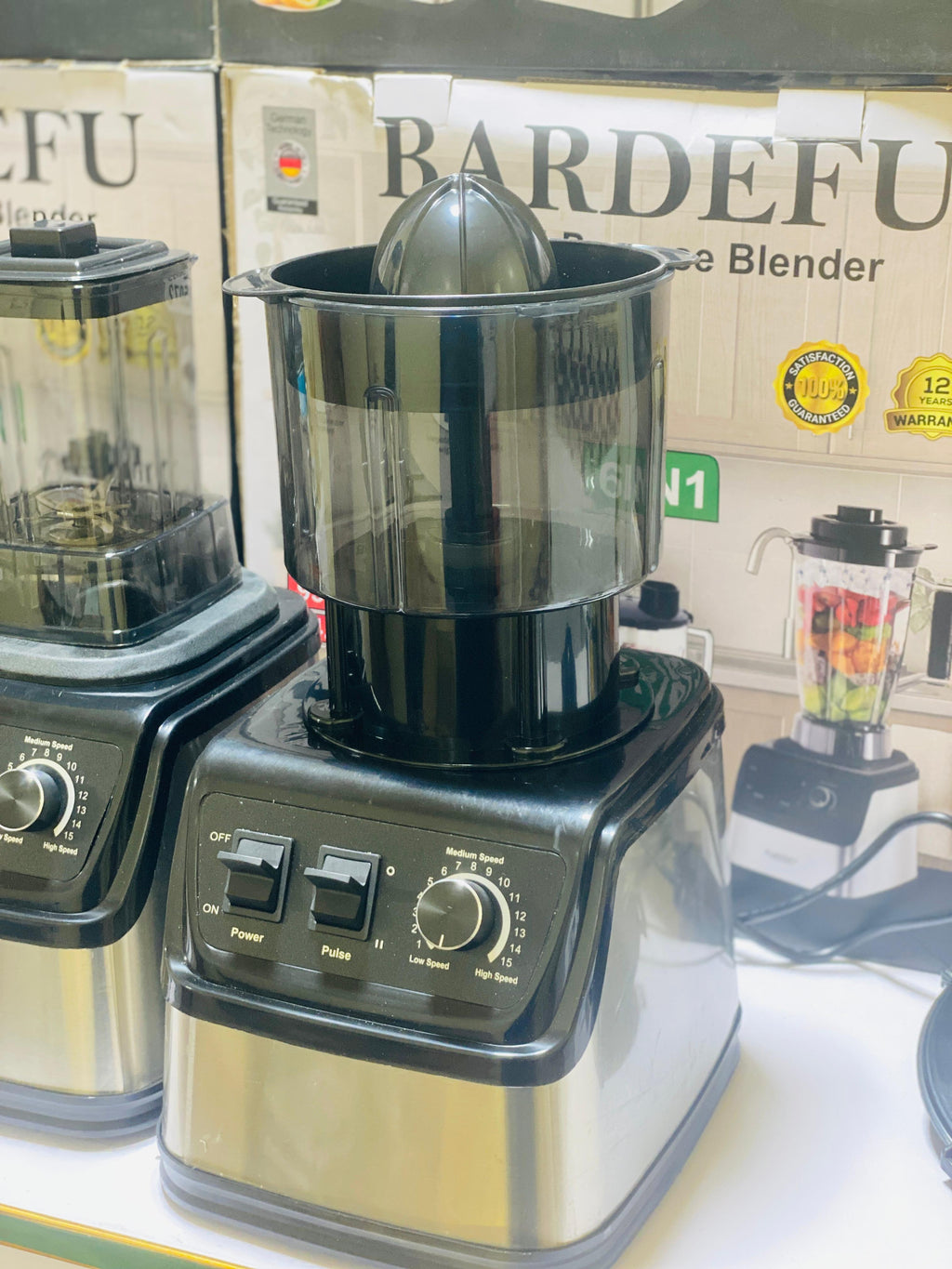 Bardefu 6 in 1 Juicer | Blender | orange presser | chopper | Grinder