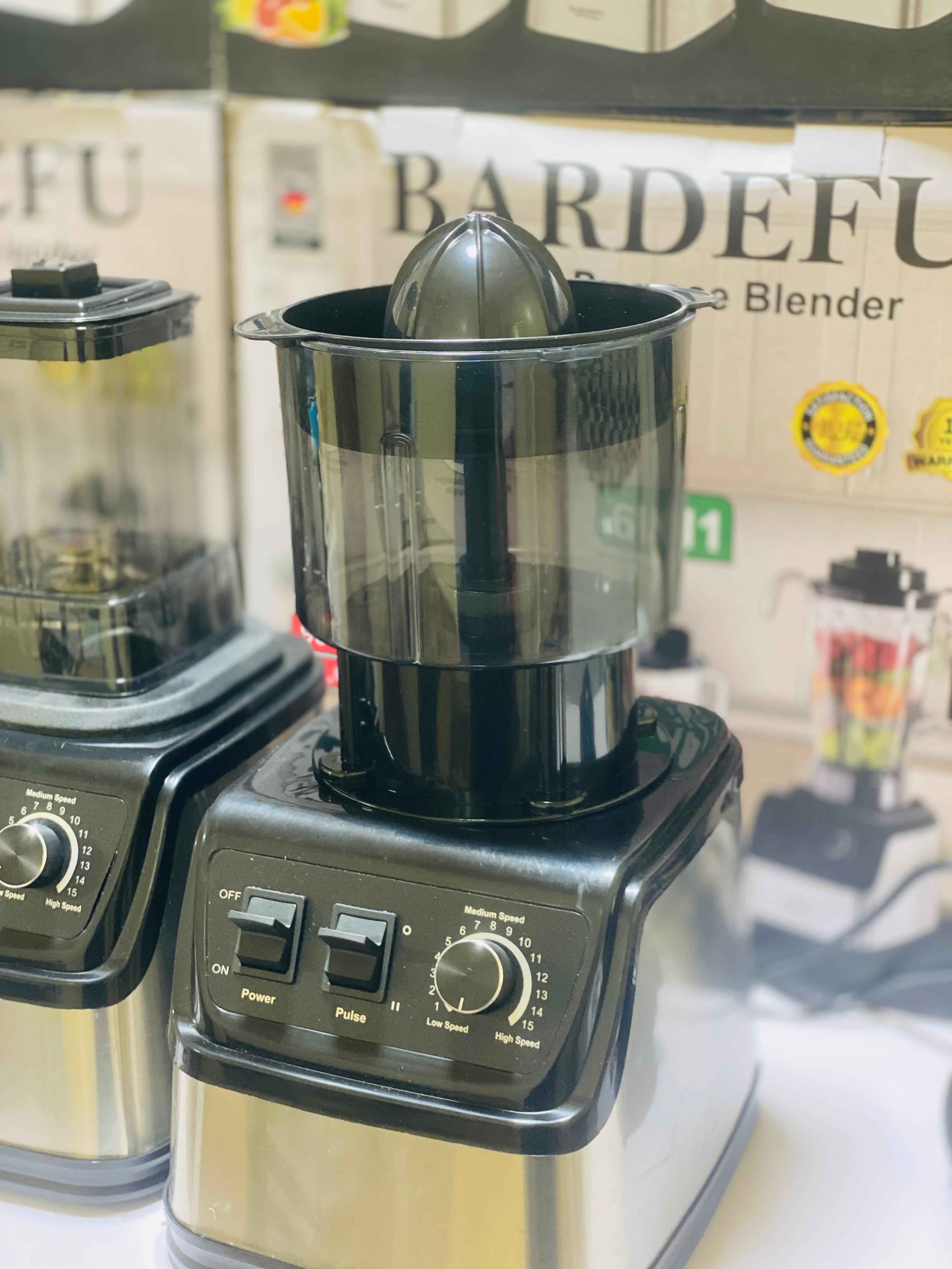 Bardefu 6 in 1 Juicer | Blender | orange presser | chopper | Grinder