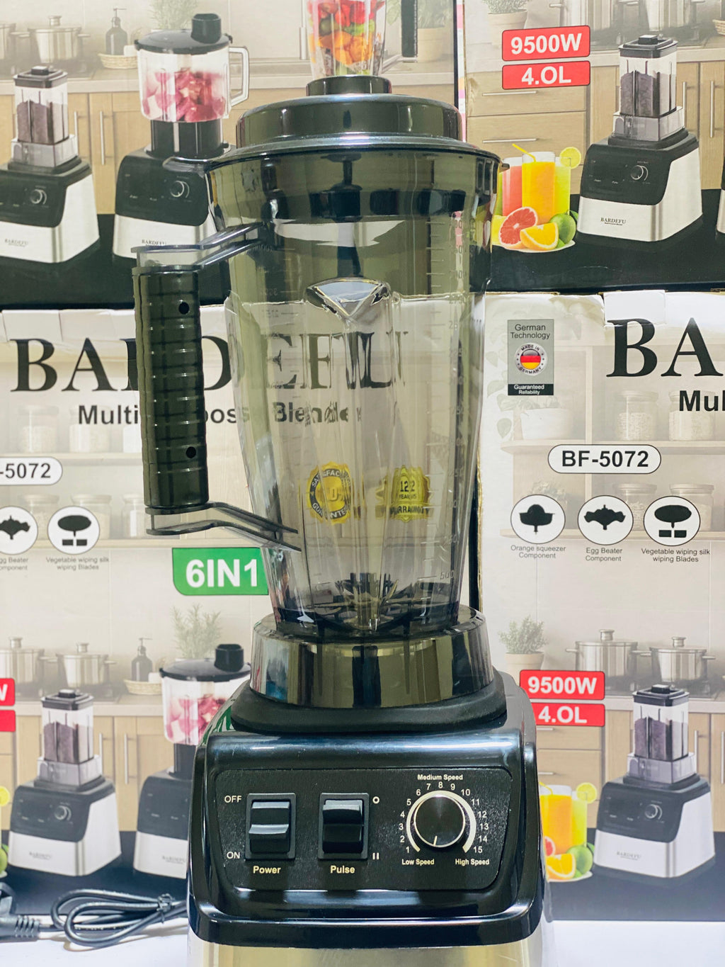 Bardefu 6 in 1 Juicer | Blender | orange presser | chopper | Grinder