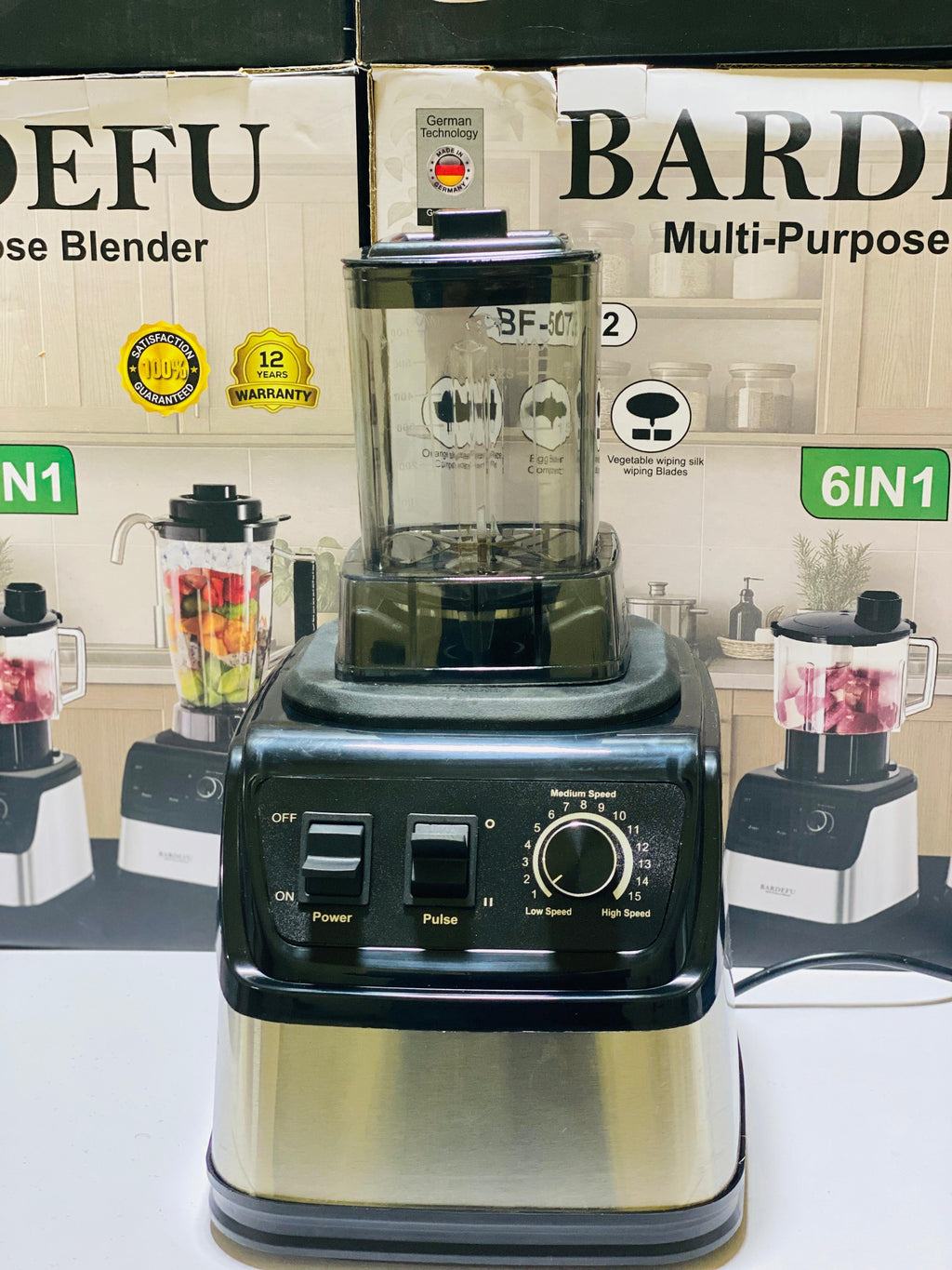 Bardefu 6 in 1 Juicer | Blender | orange presser | chopper | Grinder