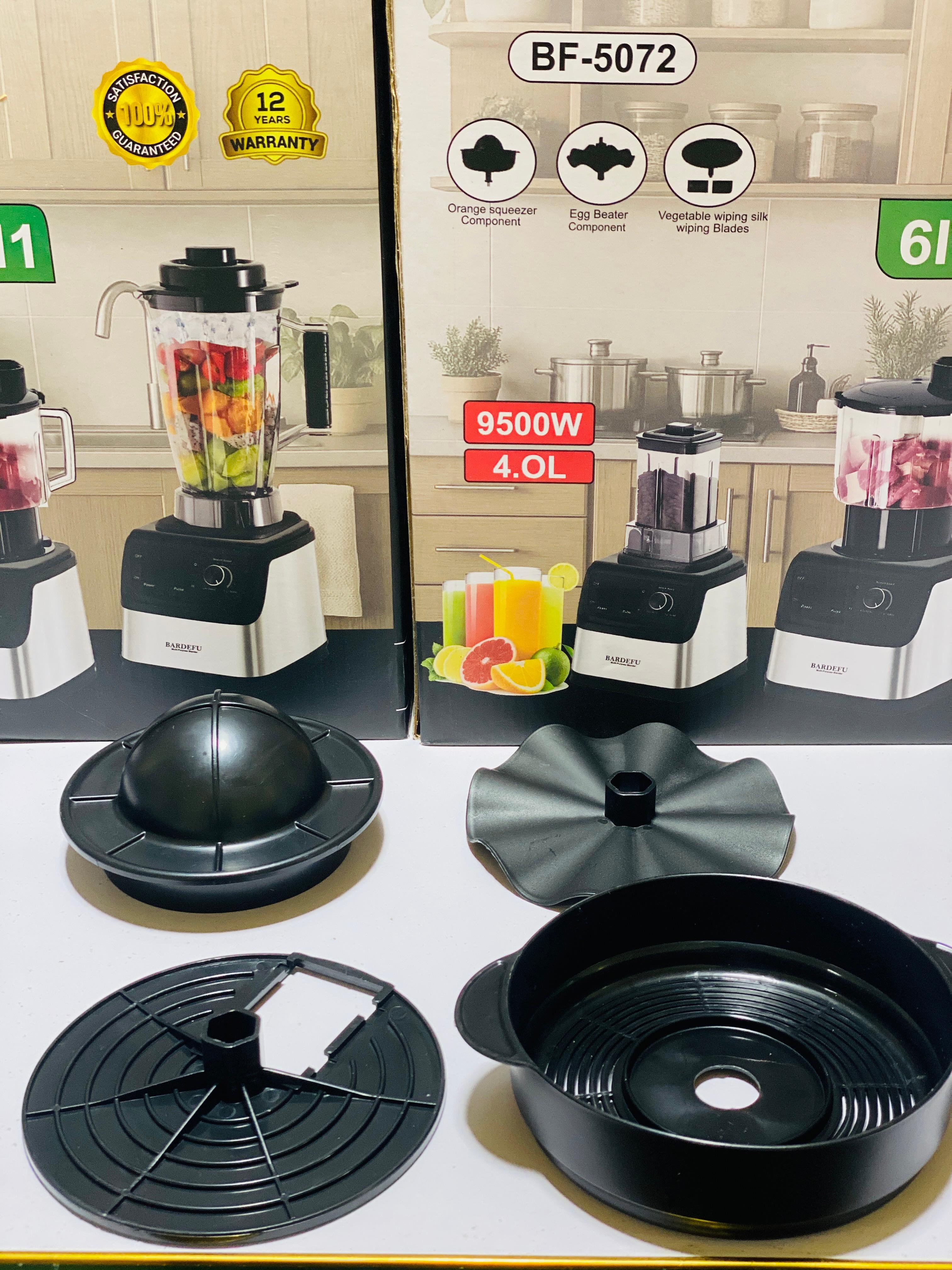 Bardefu 6 in 1 Juicer | Blender | orange presser | chopper | Grinder
