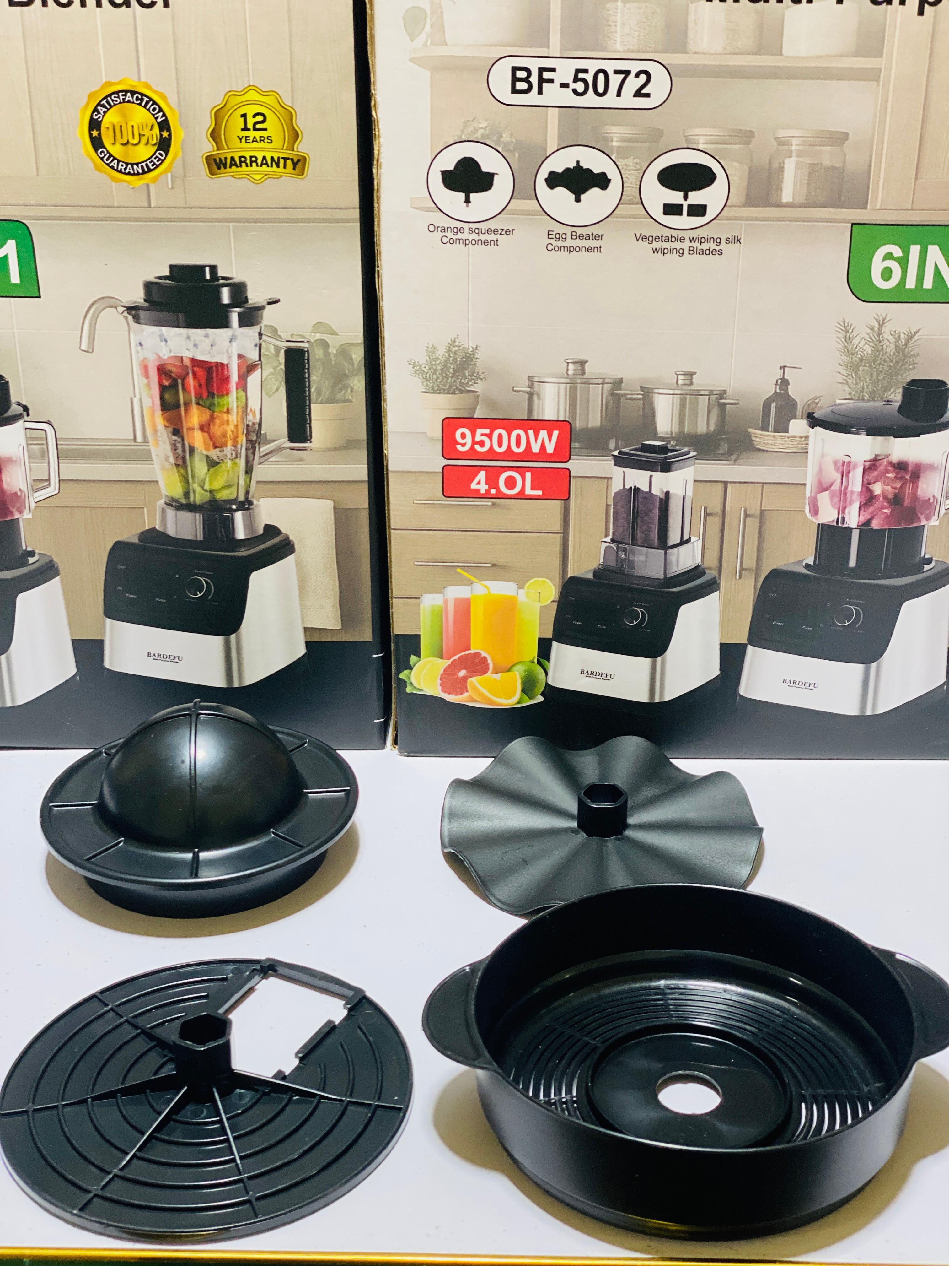 Bardefu 6 in 1 Juicer | Blender | orange presser | chopper | Grinder