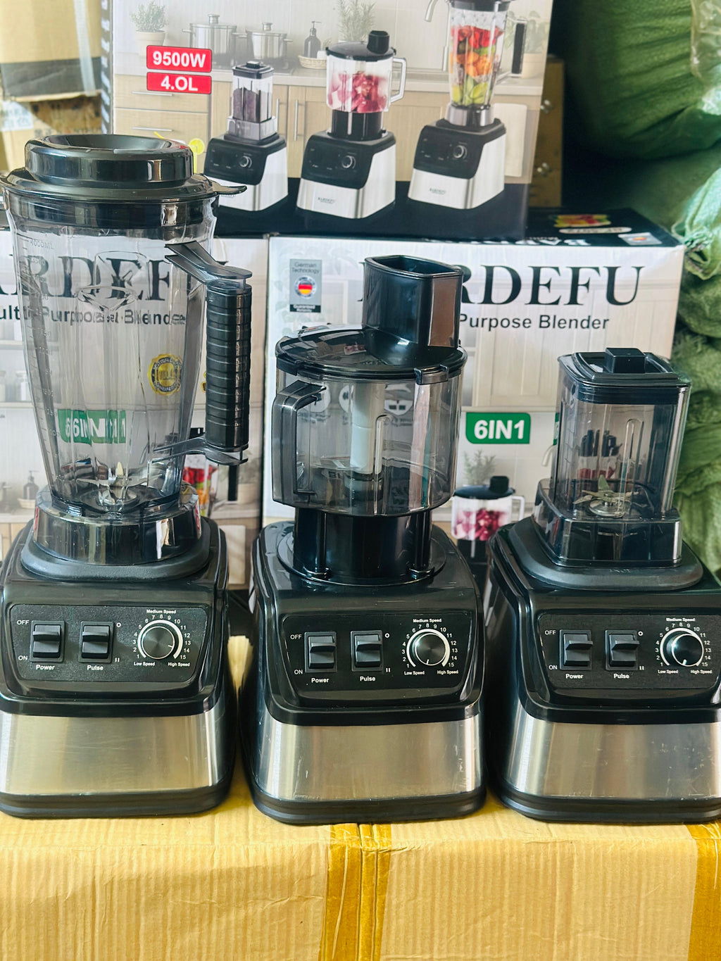Bardefu 6 in 1 Juicer | Blender | orange presser | chopper | Grinder