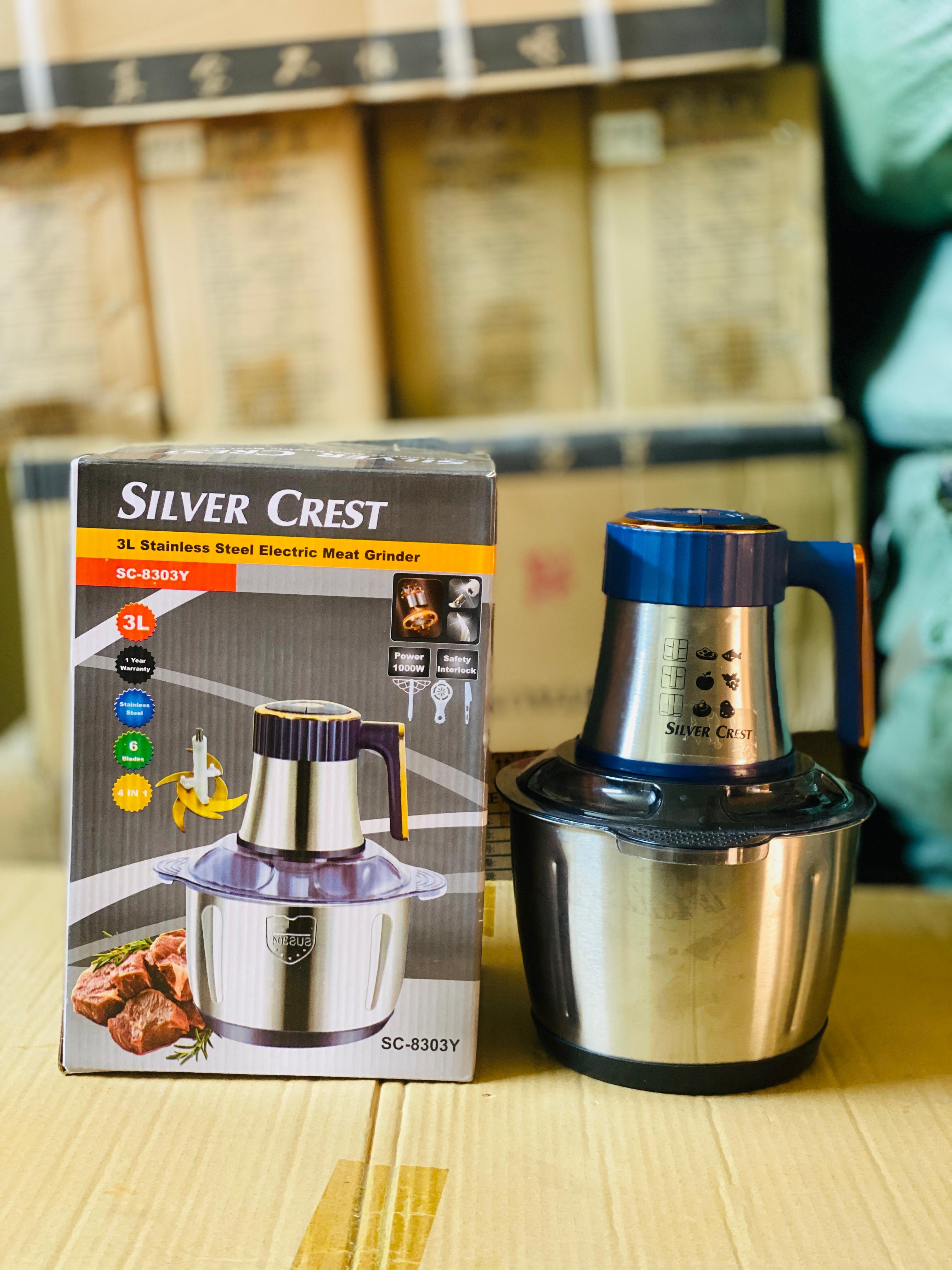 Silver Crest 4 in 1 - 3 litre Chopper | Lassi Maker | Egg separater | Dough Mixer