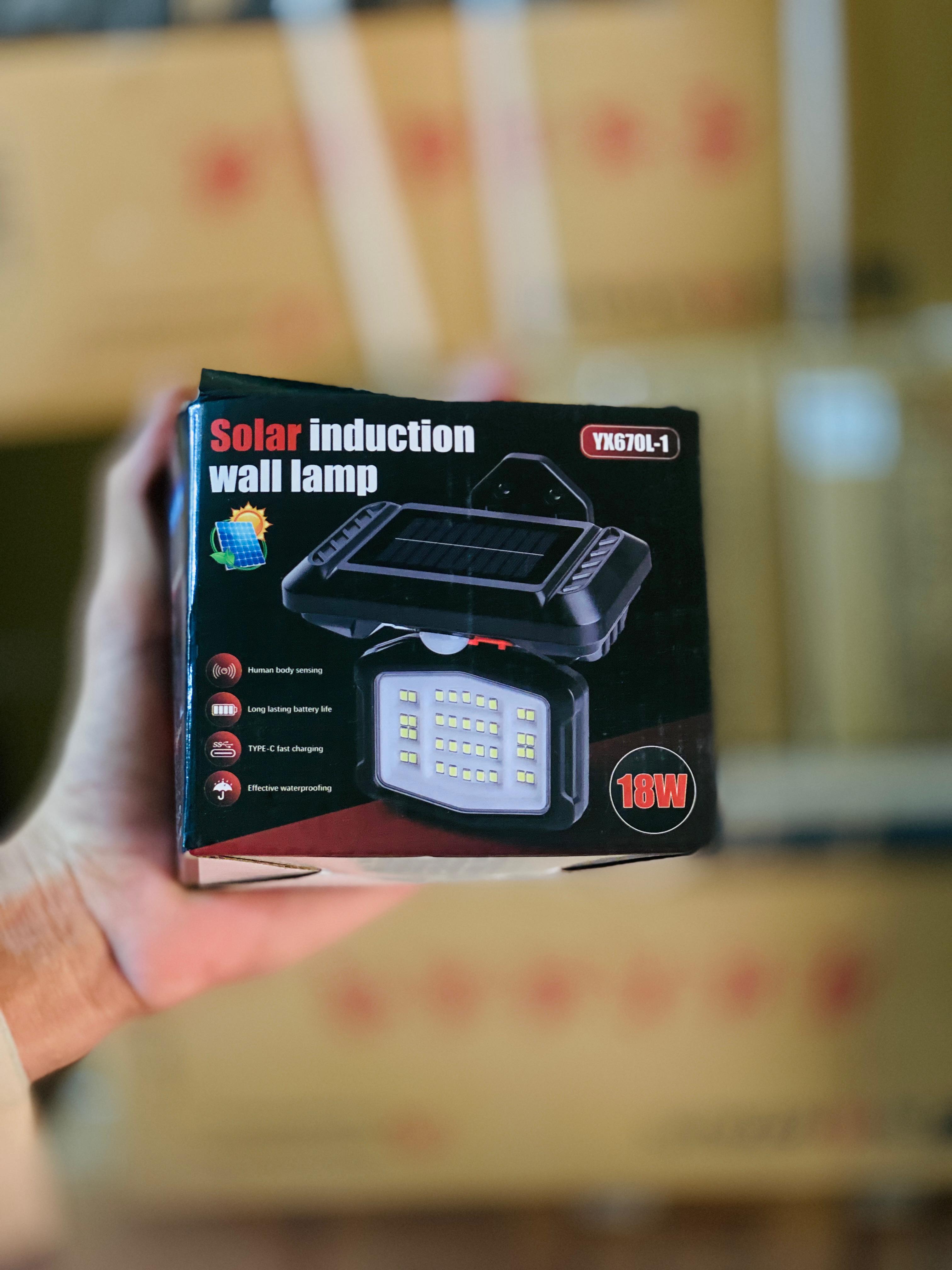 cross-border solar wall lamp human body induction garden lamp outdoor garden villa simple installation household solar lamp