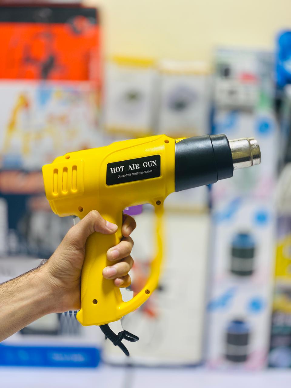 Hot Air Gun Industrial Type / 2000W High And Low Temperature Adjustment Hot Air Gun, Blow Gun, Drying Gun