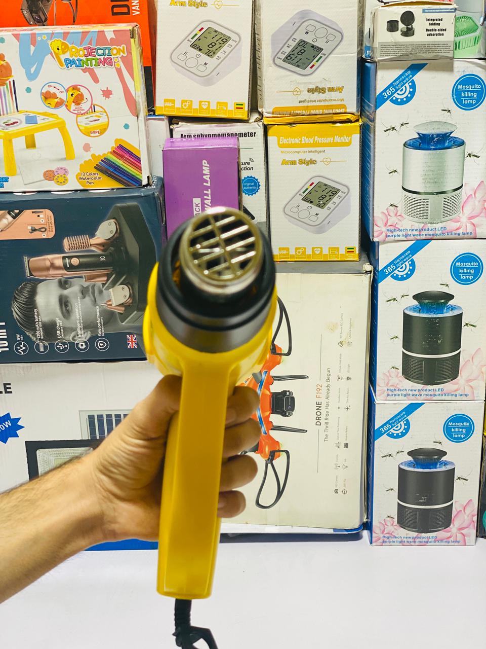 Hot Air Gun Industrial Type / 2000W High And Low Temperature Adjustment Hot Air Gun, Blow Gun, Drying Gun
