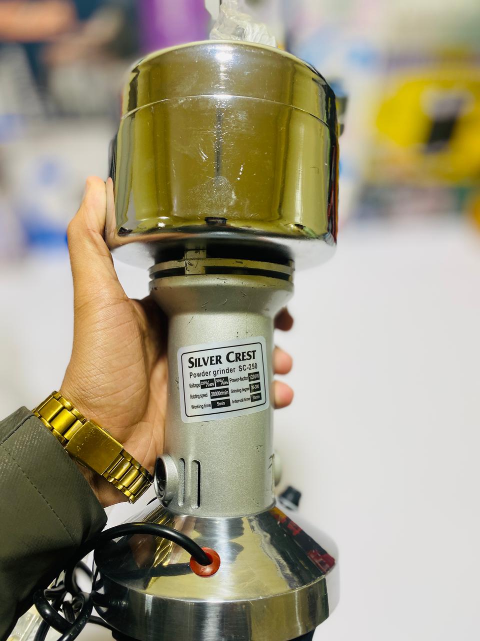 Silver Crest Electric Powerful Powder/Cereal Grinder 150 g ...