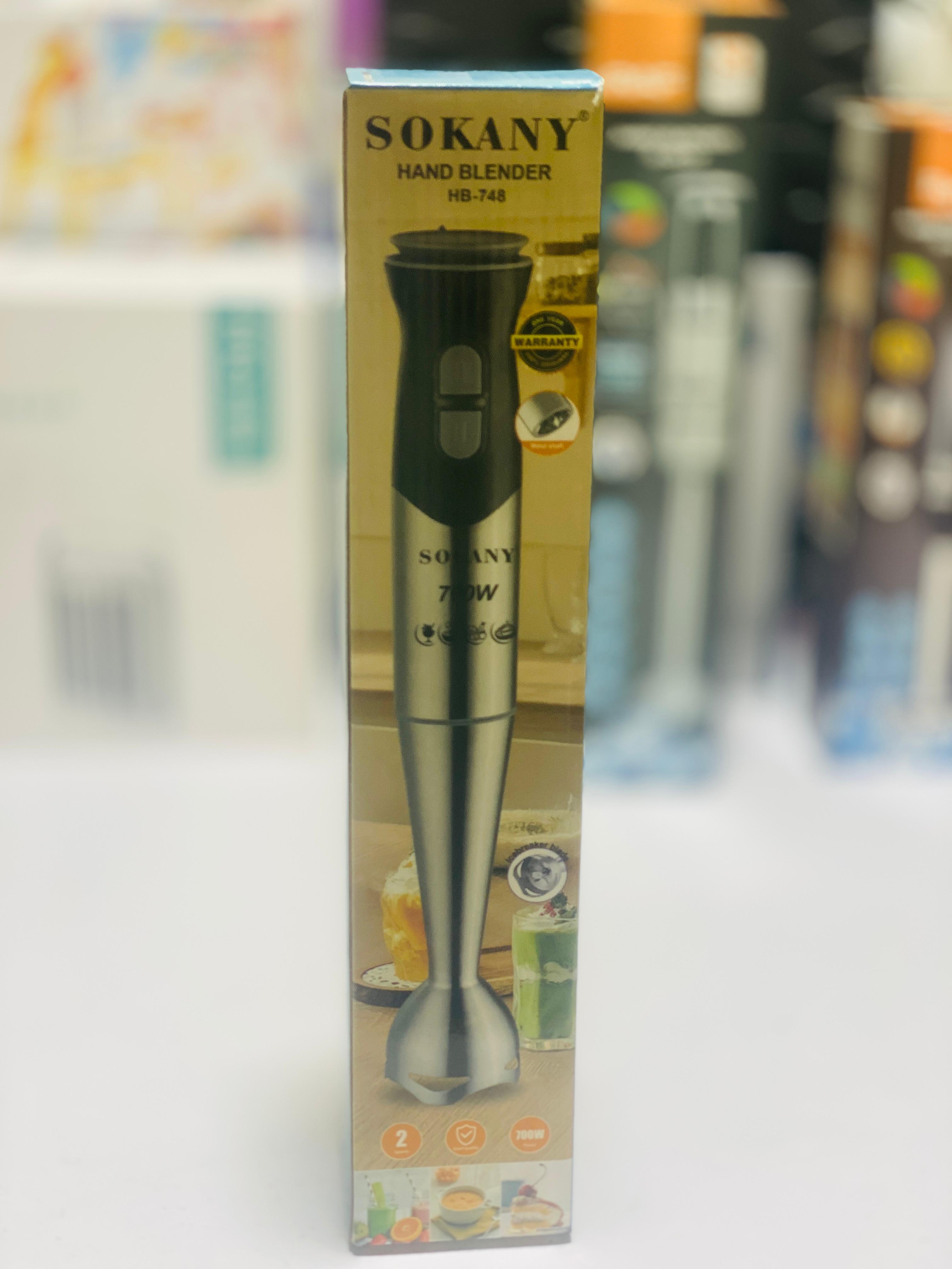 SOKANY SK-748 Hand-Blender Stick Hand Immersion Blender 700 Watt 2 Touch-Speed Immersion Multi-Purpose Hand Blender