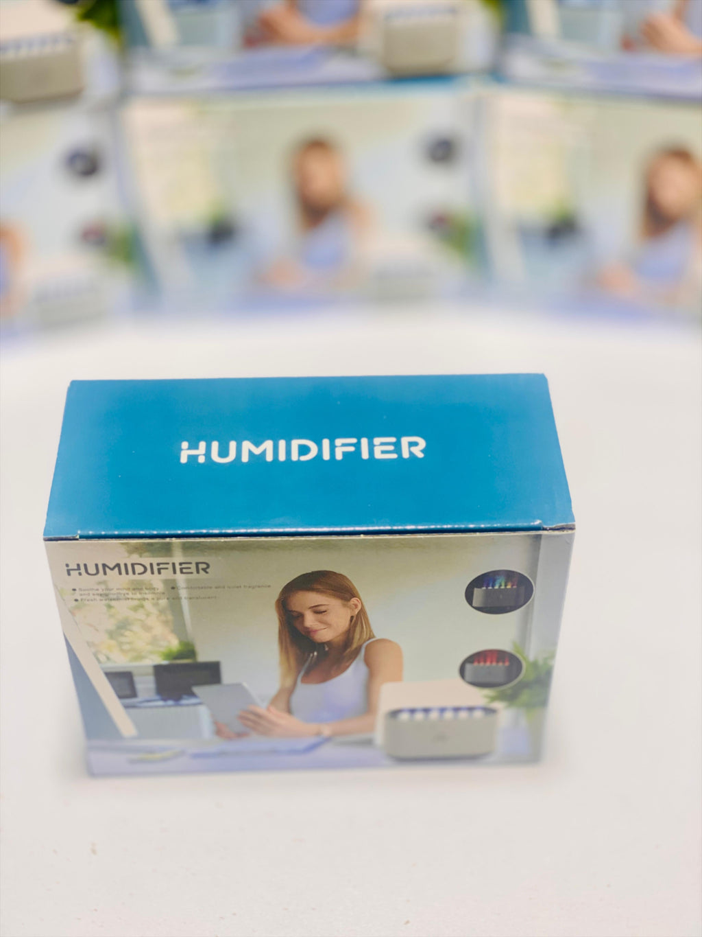 6 Nozzle Water Fogger, Dynamic Music Flame Air Humidifier ...