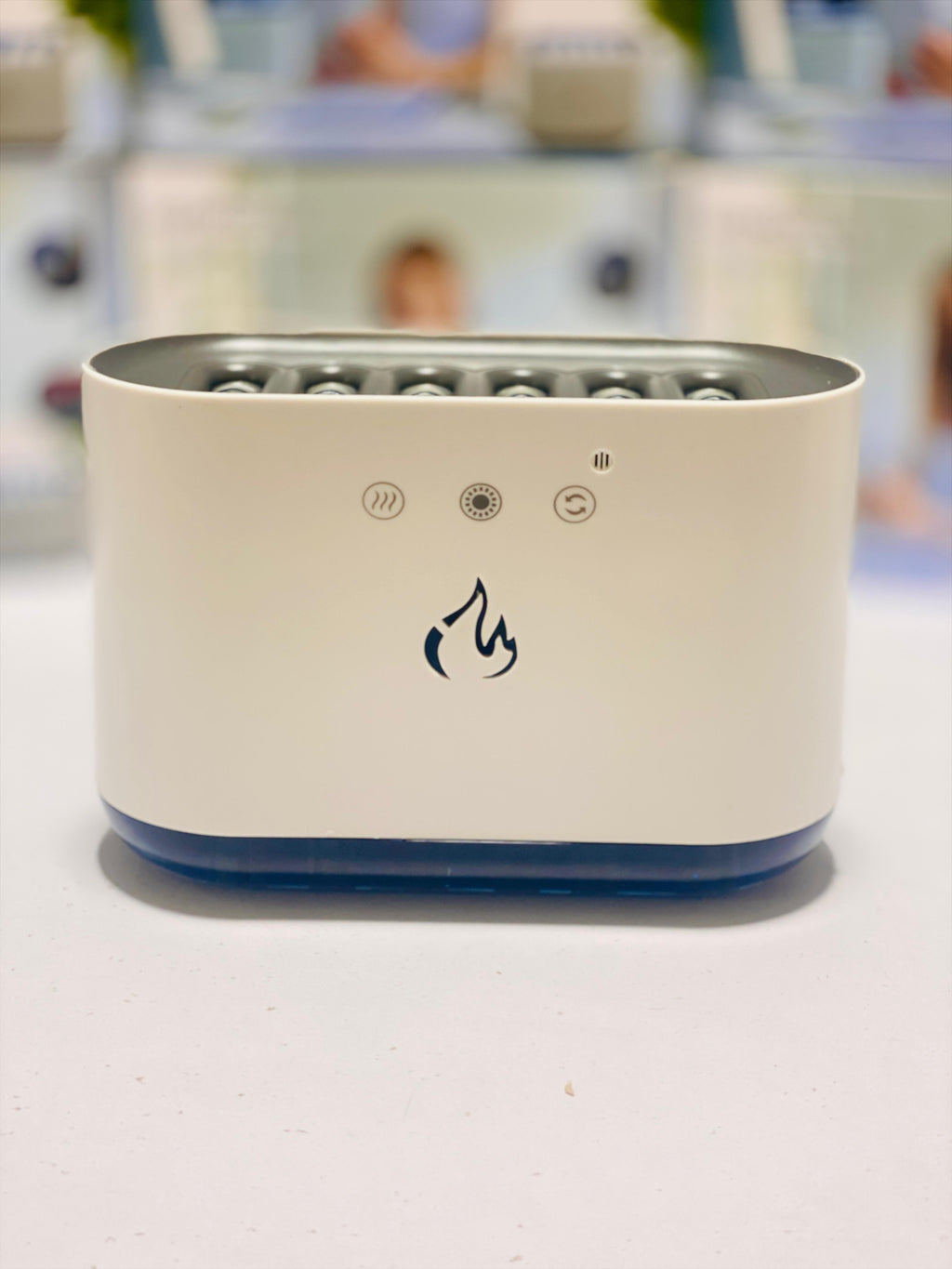 6 Nozzle Water Fogger, Dynamic Music Flame Air Humidifier ...