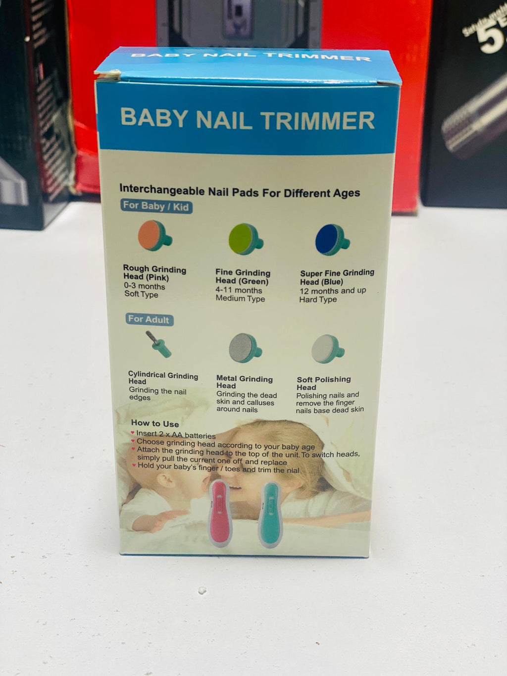 Effortless nail grooming at your fingertips with the Electric Baby Nail Trimmer