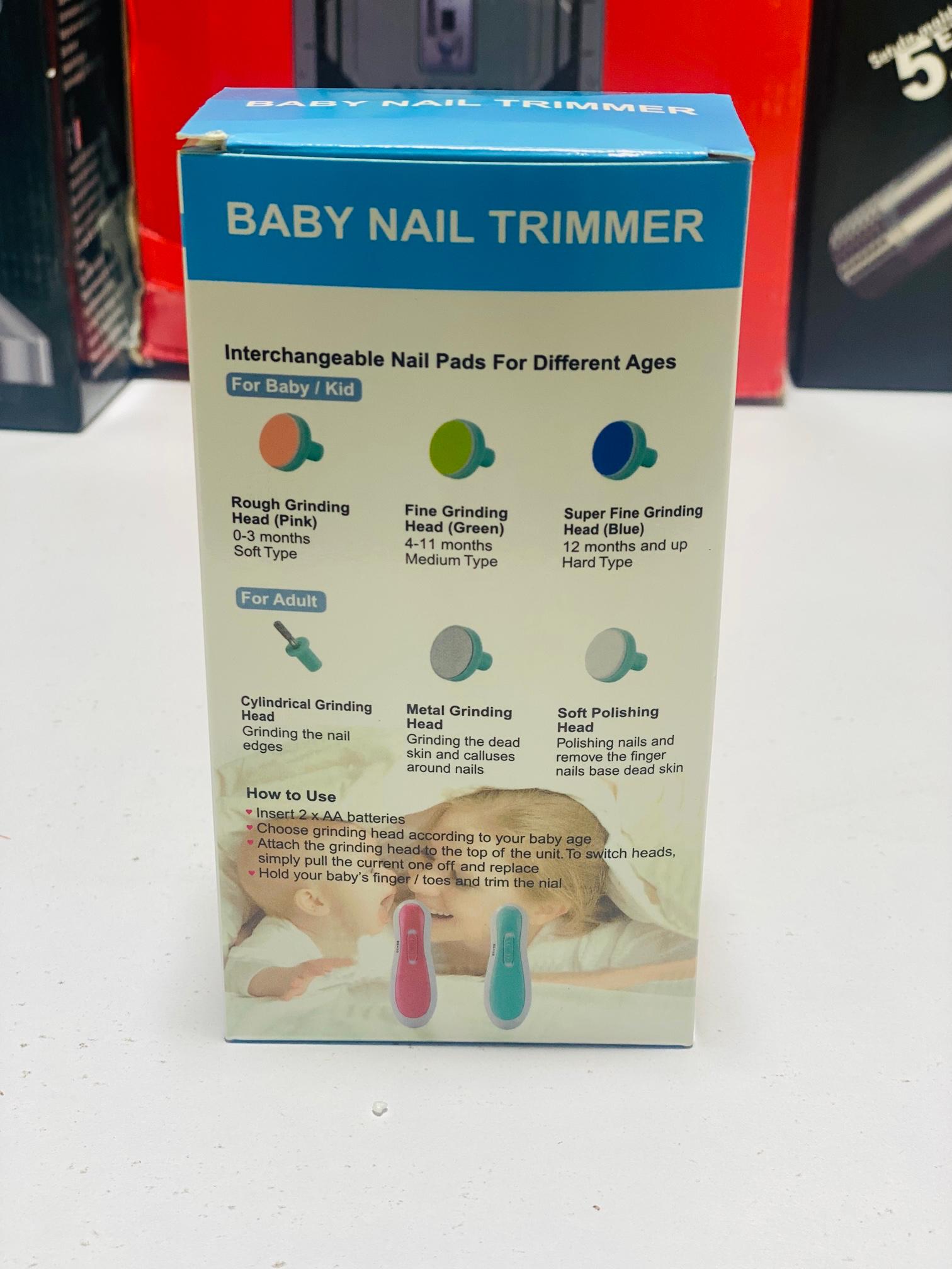 Effortless nail grooming at your fingertips with the Electric Baby Nail Trimmer