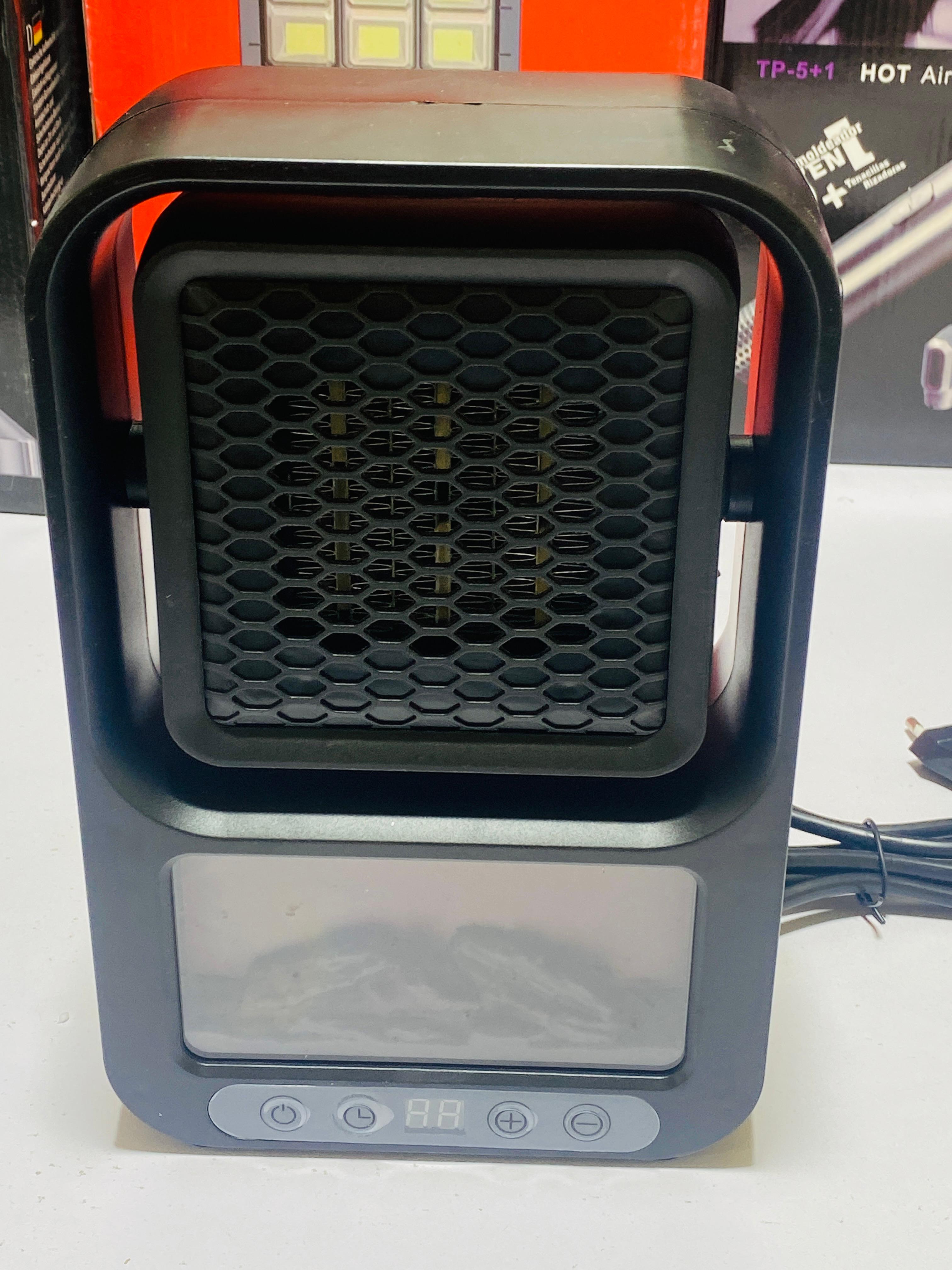 Portable 800W Electric Heater, Ceramic Electric Portable Fan Heater, Indoor Mini Desktop Space Heater