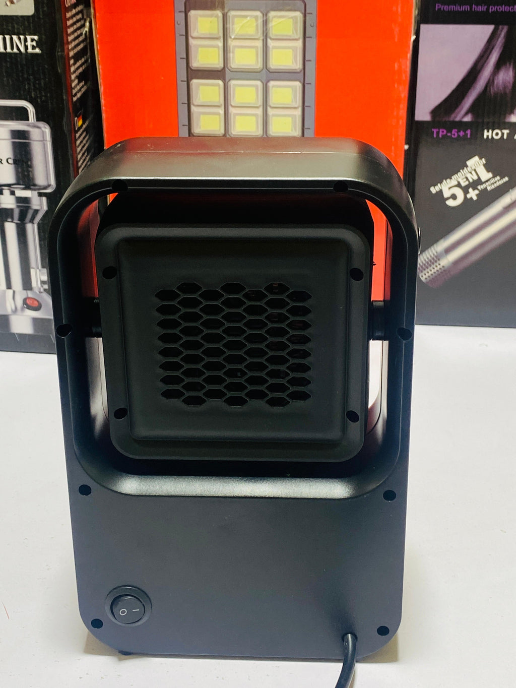 Portable 800W Electric Heater, Ceramic Electric Portable Fan Heater, Indoor Mini Desktop Space Heater