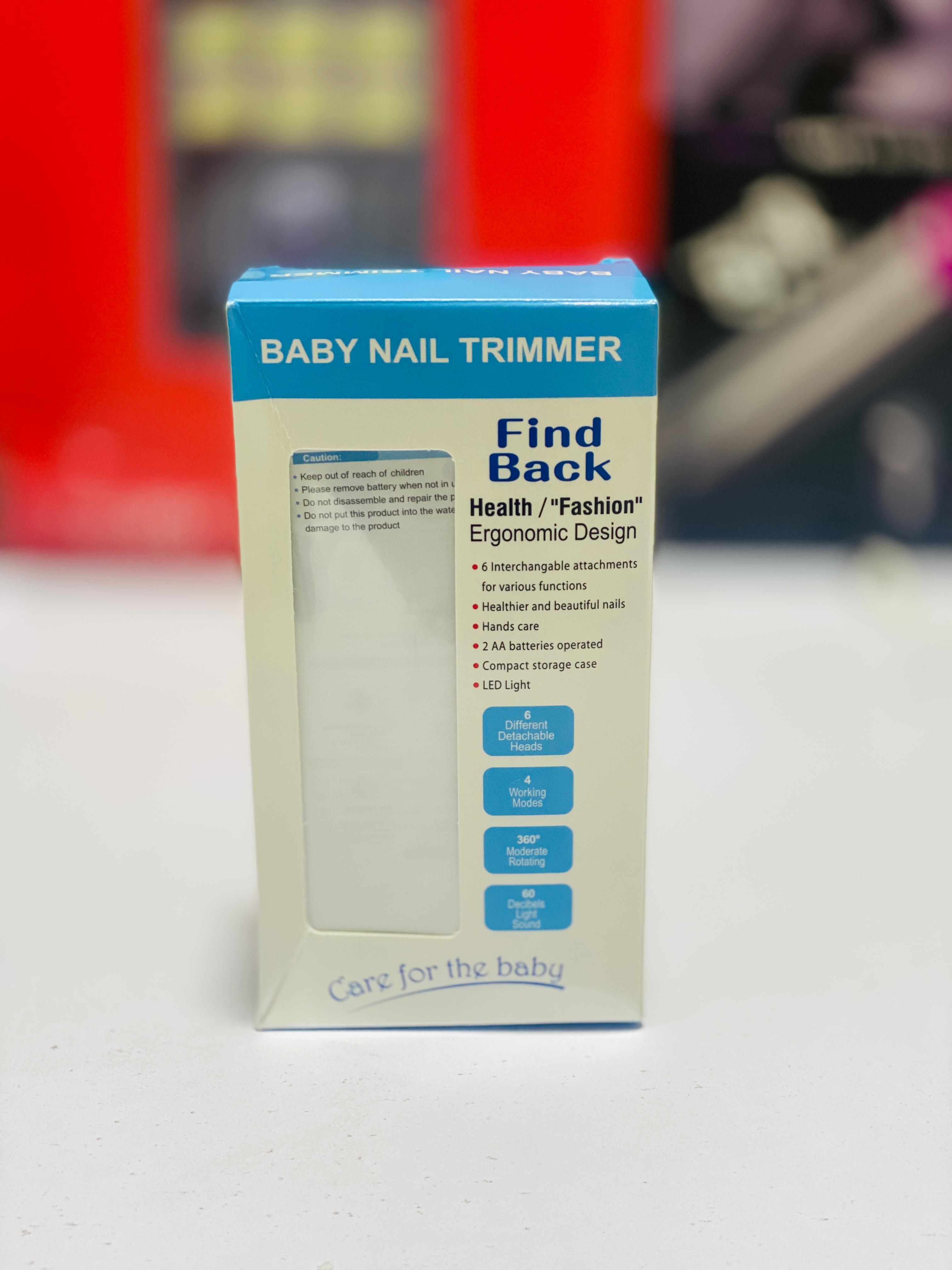 Effortless nail grooming at your fingertips with the Electric Baby Nail Trimmer