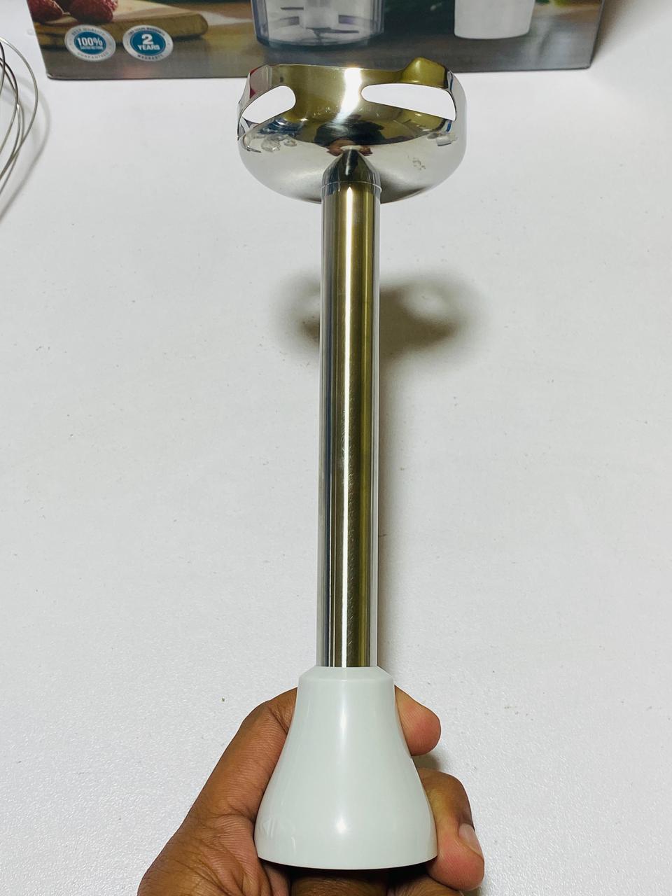 4 in 1 Hand Blender set with whisker chopper jar