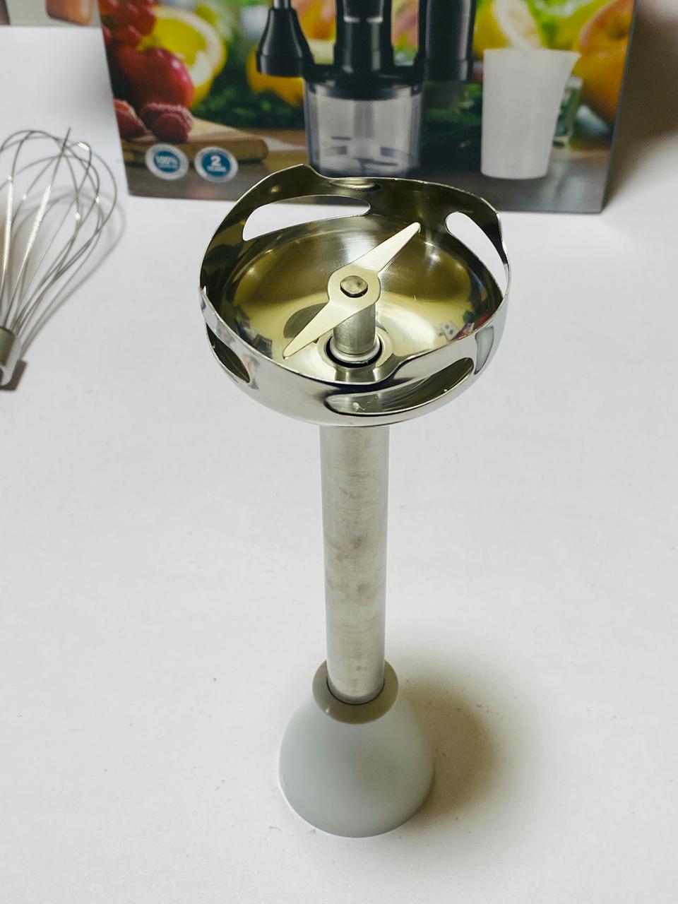 4 in 1 Hand Blender set with whisker chopper jar