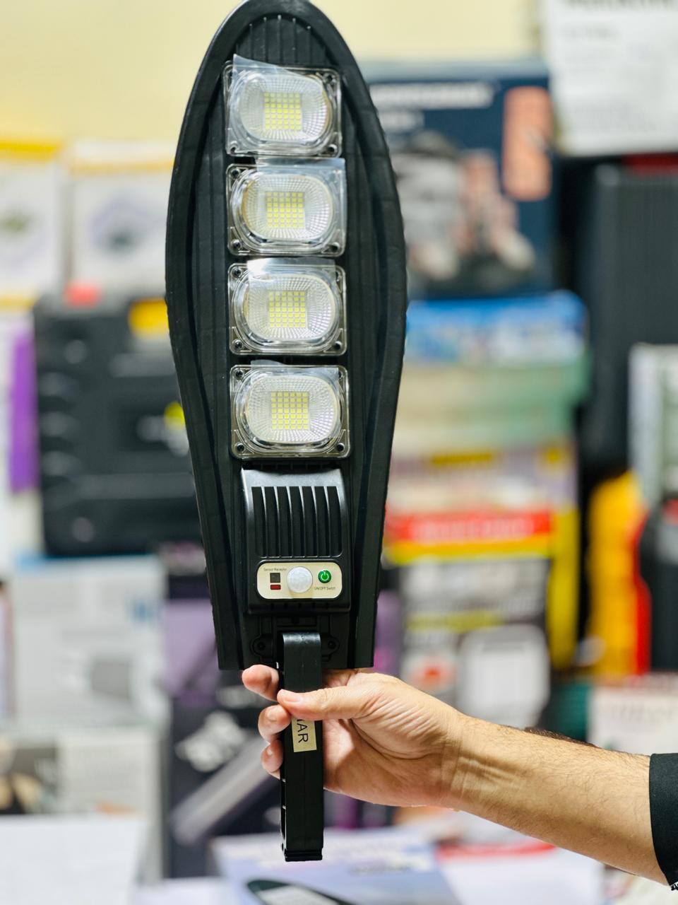 Solar Street Light With Motion Detector Outdoor Sun Lamp Super Bright Remote Garage Wall Light Sunlight Solar Garden Lighting