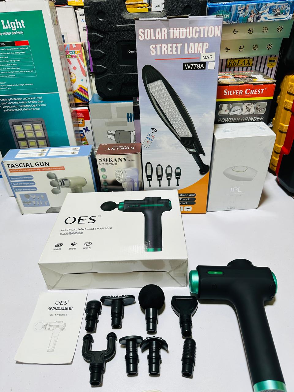 OES Digital Muscle Massager | 99 Speeds | Battery percentage indicator | Lithium Battery