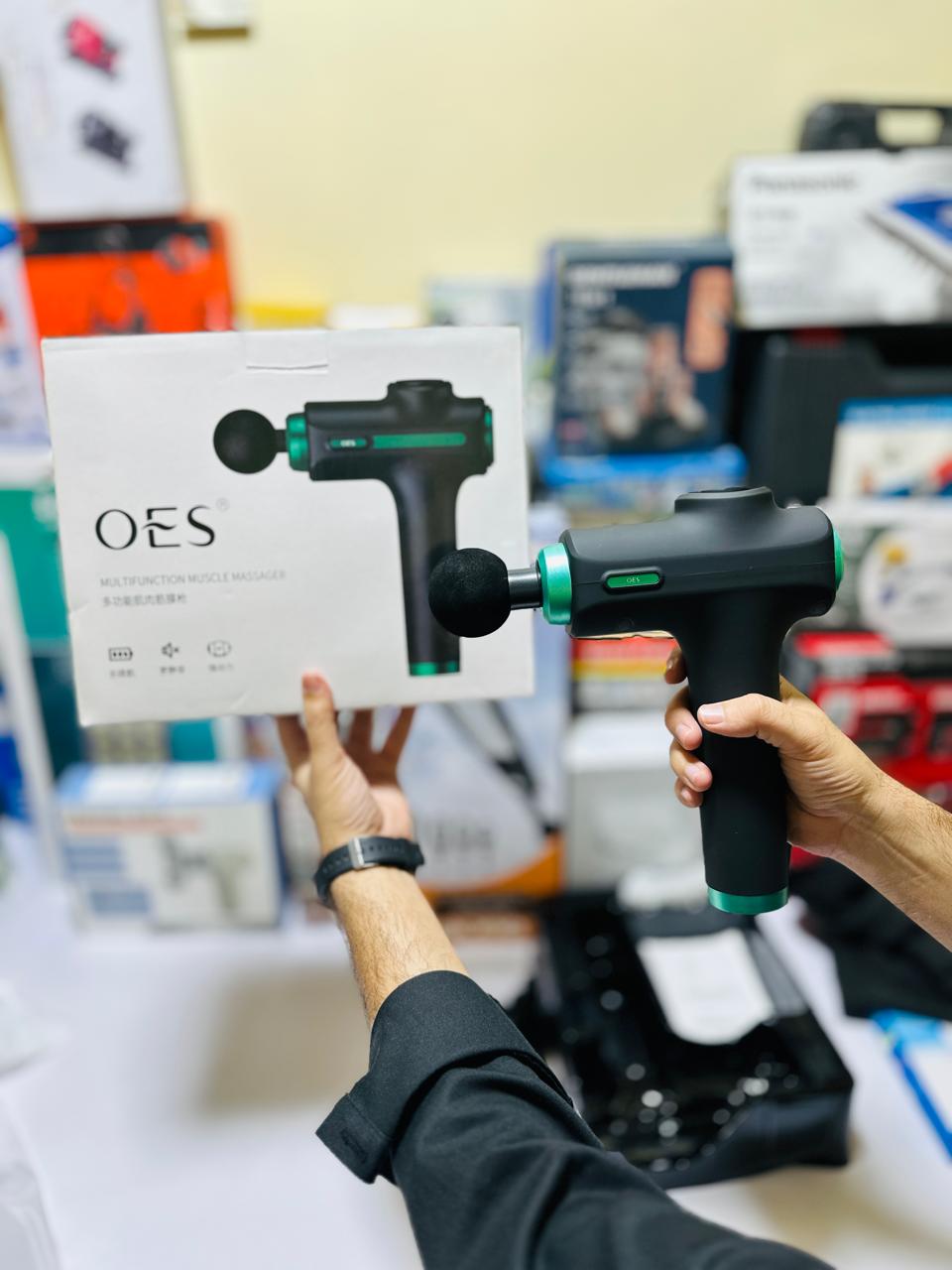 OES Digital Muscle Massager | 99 Speeds | Battery percentage indicator | Lithium Battery