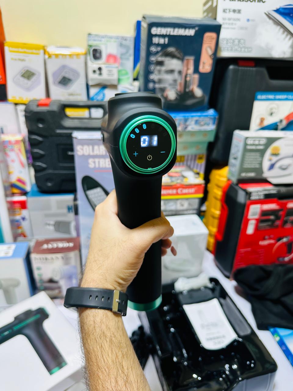 OES Digital Muscle Massager | 99 Speeds | Battery percentage indicator | Lithium Battery